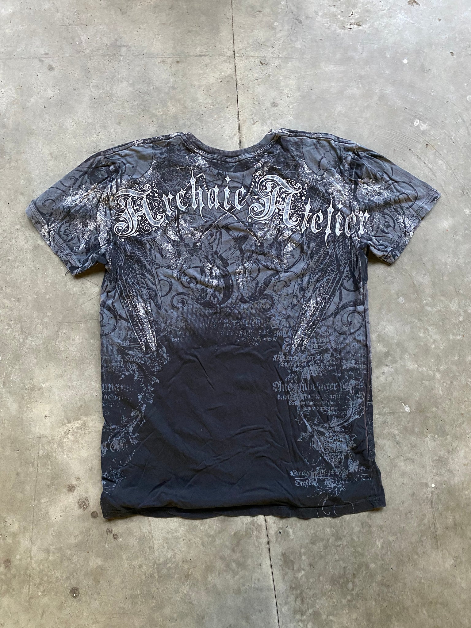 ARCHAIC AFFLICTION GREY TEE / LARGE