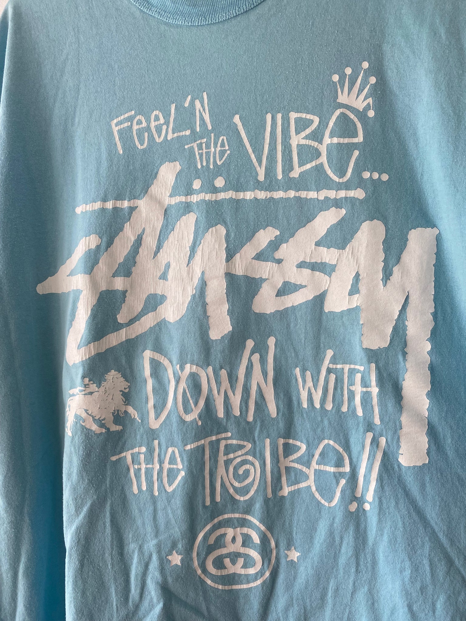 2000s STUSSY “FEEL’N THE VIBE” / LARGE