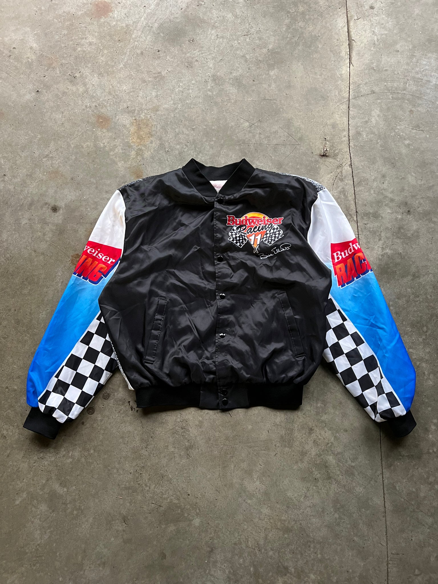 1992 BUDWEISER NYLON RACING JACKET / SMALL