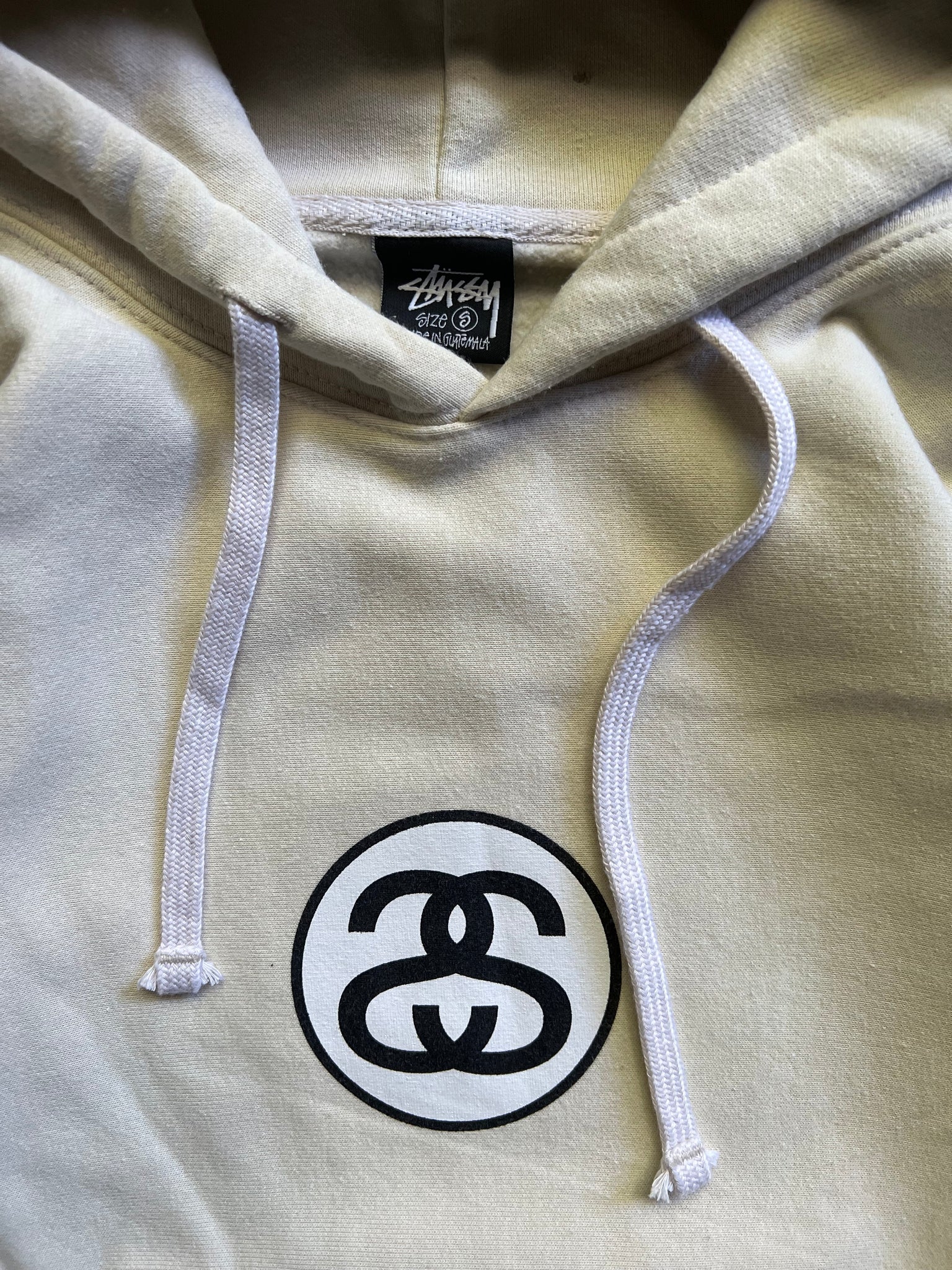 STUSSY CIRCLE LOGO HOODIE / SMALL