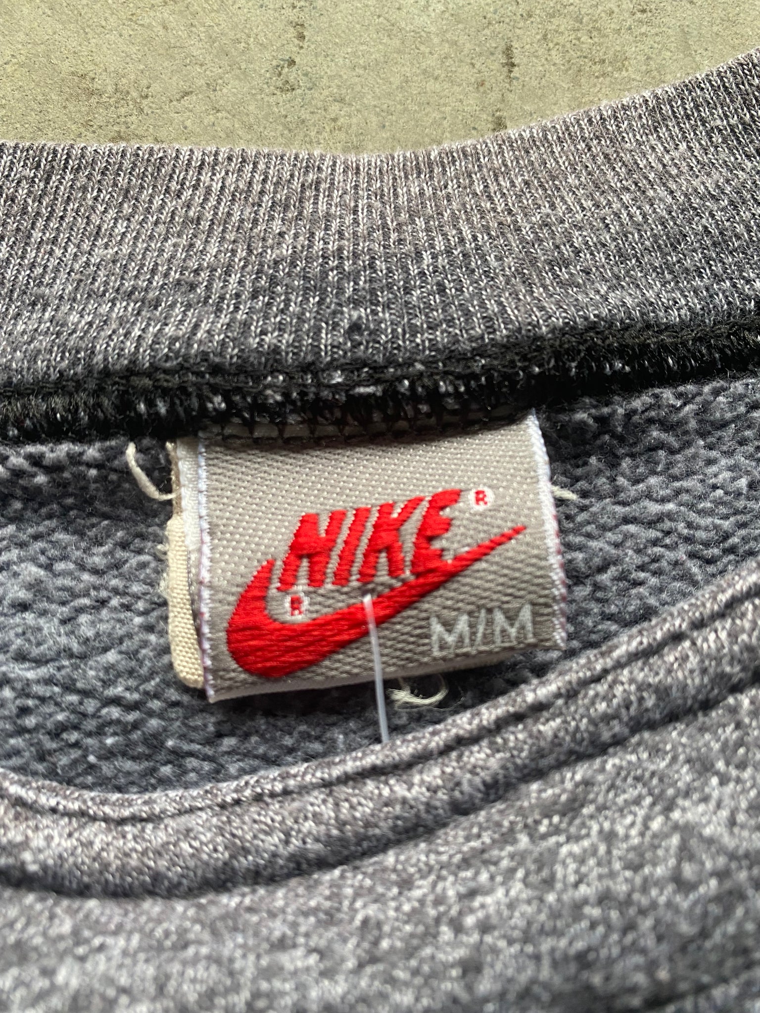 1990S NIKE AIR GREY CREWNECK / MEDIUM