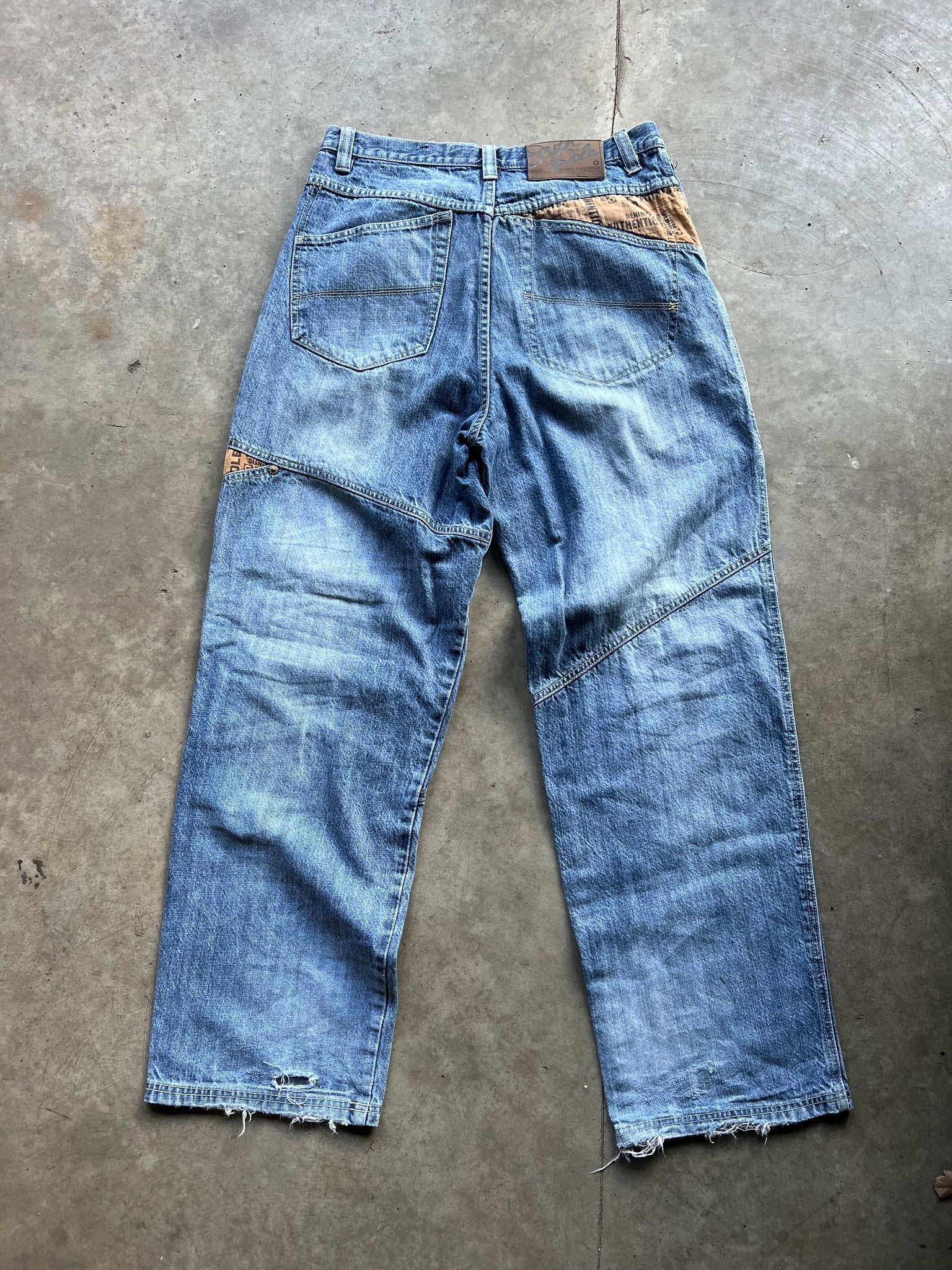 SOUTHPOLE PATCH DENIM / 32X31