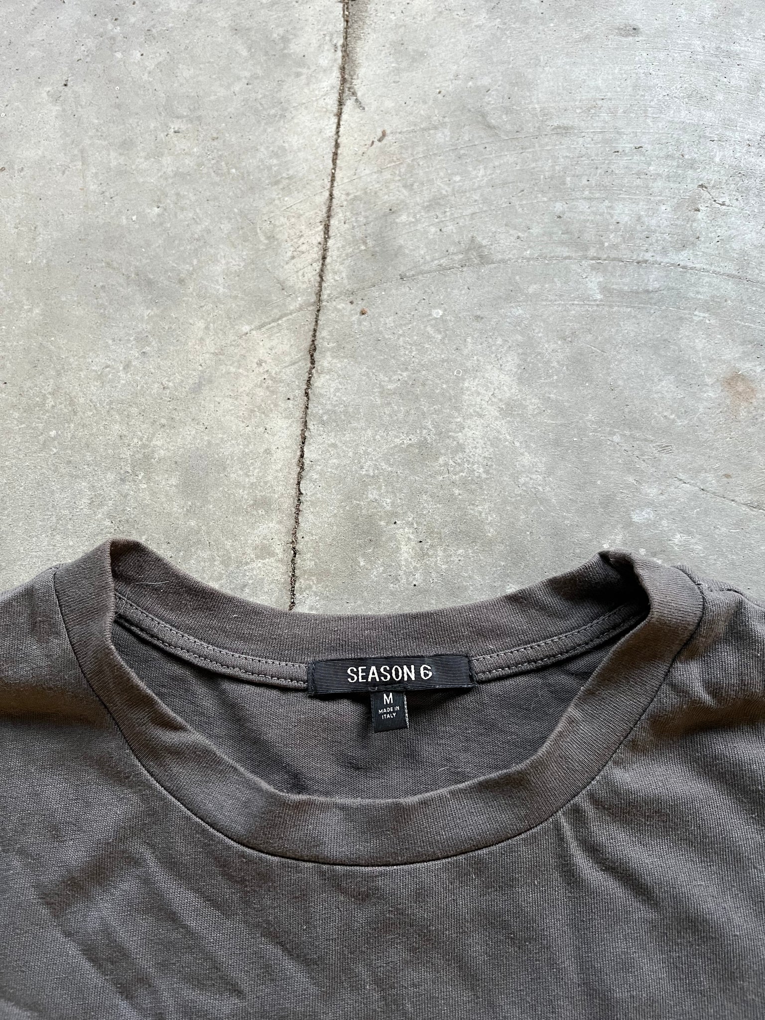 YZY X GAP SEASON 6 GREY TEE / MEDIUM