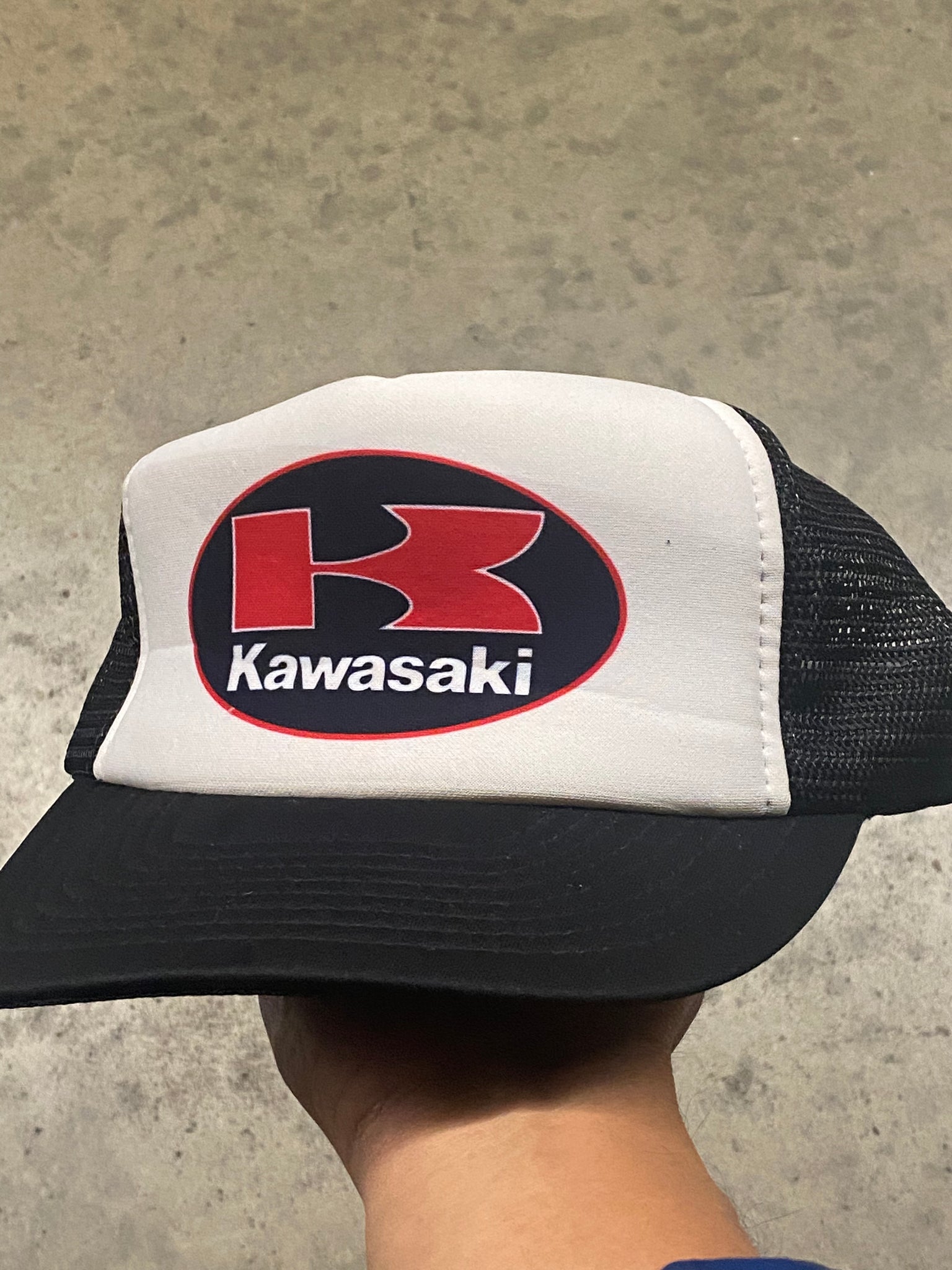 1990S KAWASAKI FOAM TRUCKER HAT