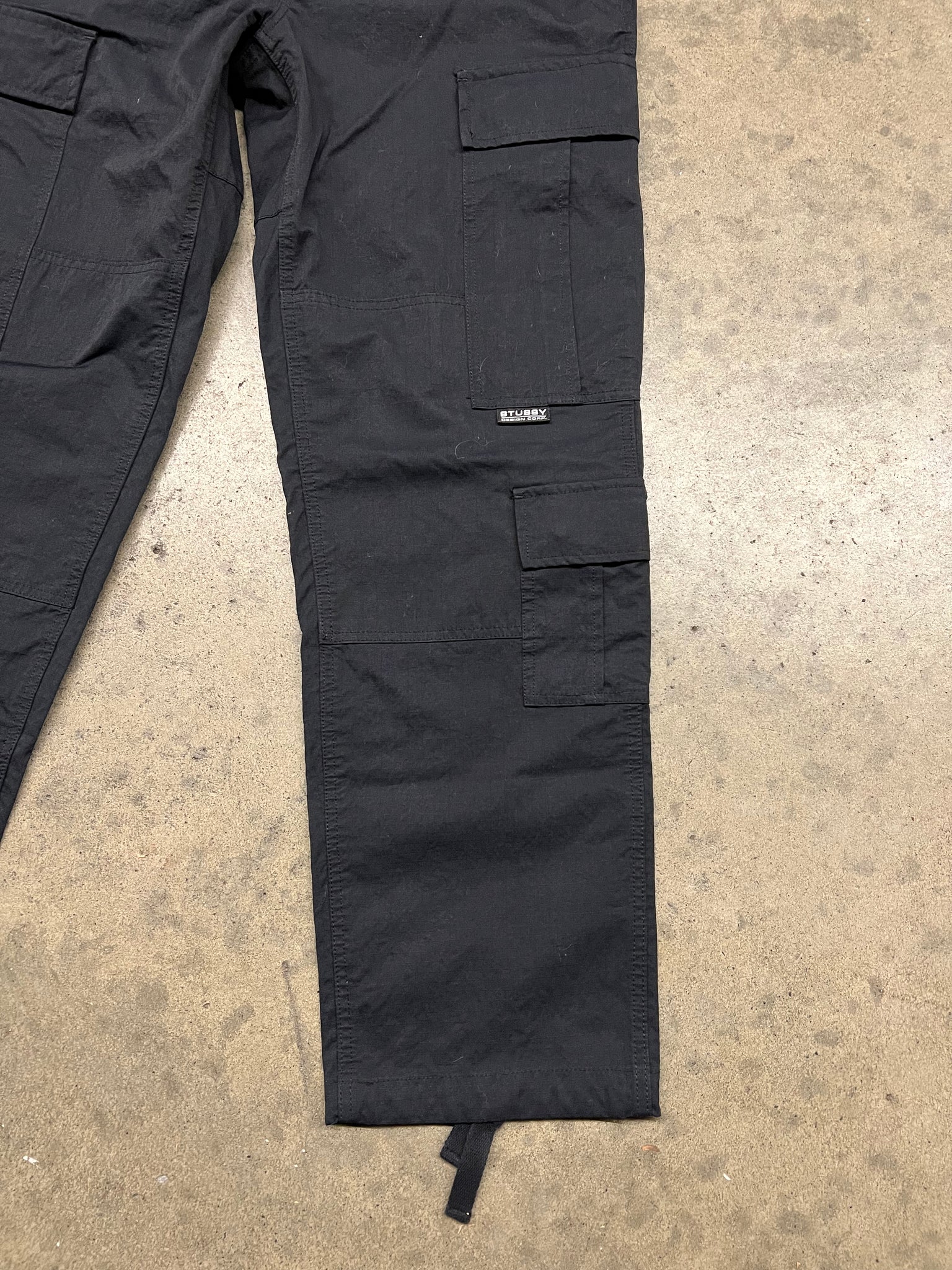 STUSSY CANVAS NYLON CARGO PANTS / 28X31