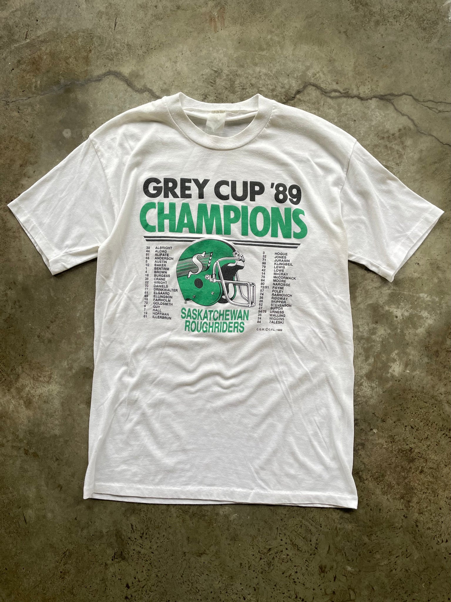 1989 GREY CUP TEE / SMALL