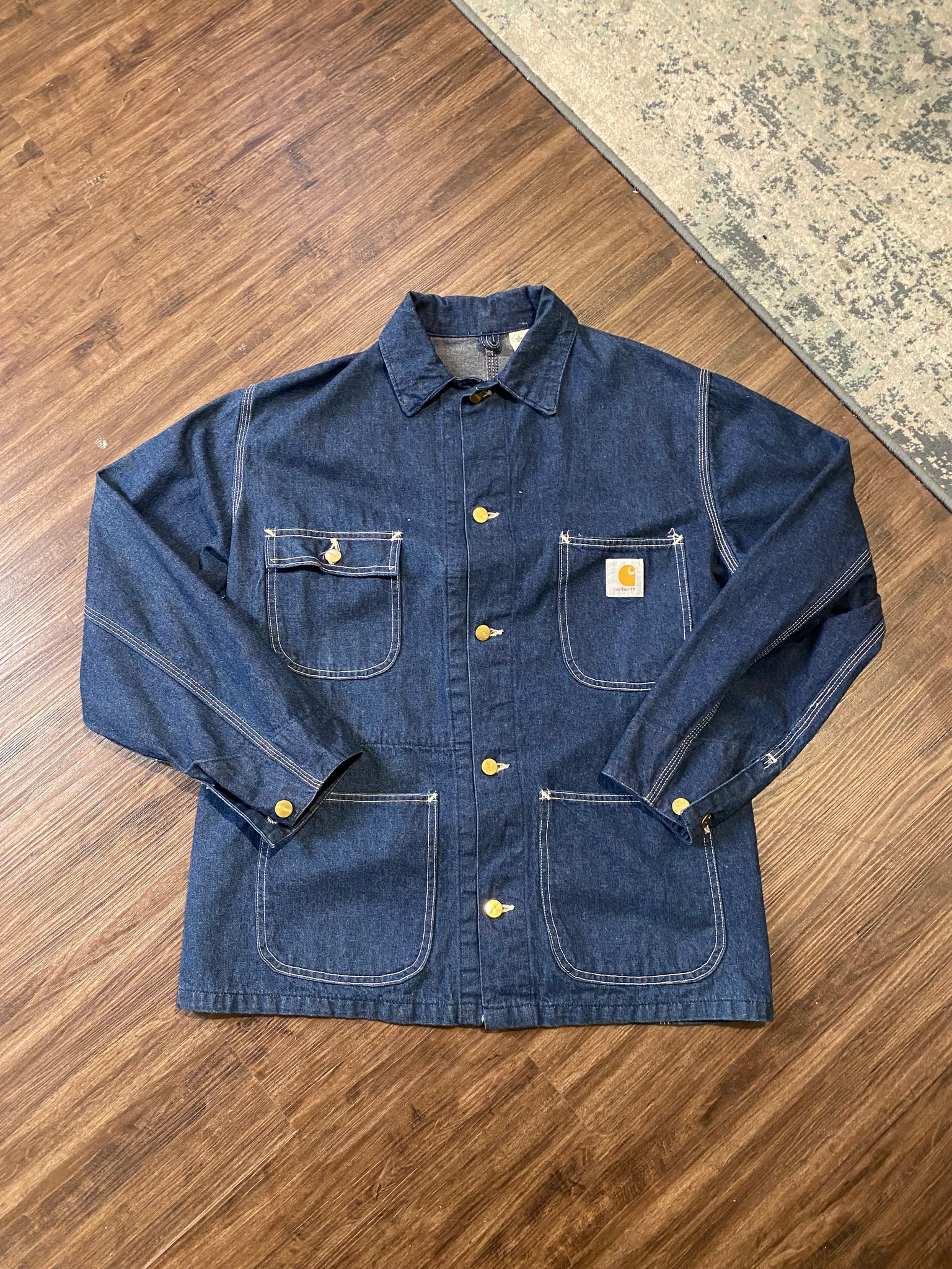 1993 Carhartt Denim Chore Jacket / medium