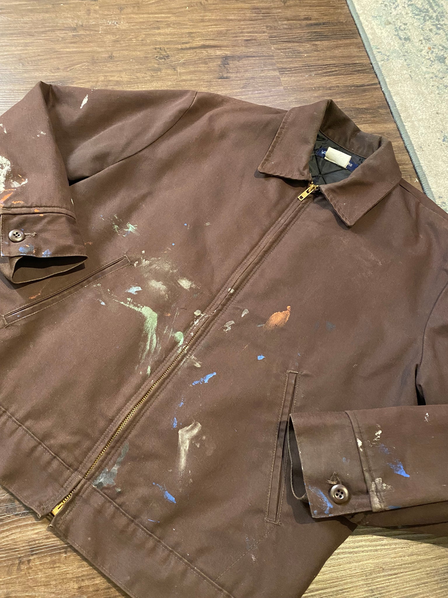 Dickies Brown Paint Splattered Eishenhower / medium