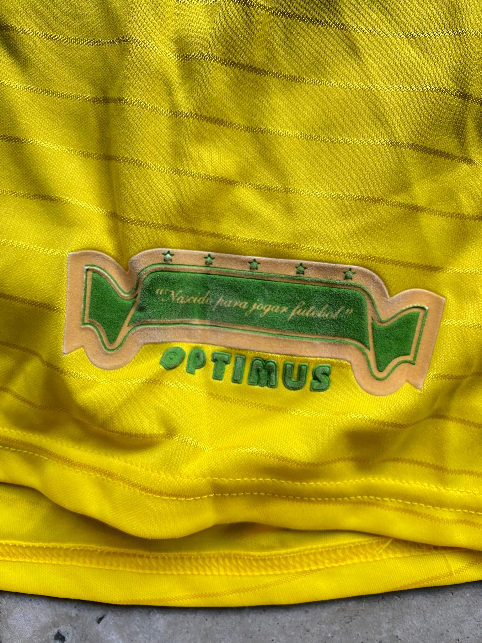 BRASIL SOCCER JERSEY BY OPTIMUS / MEDIUM