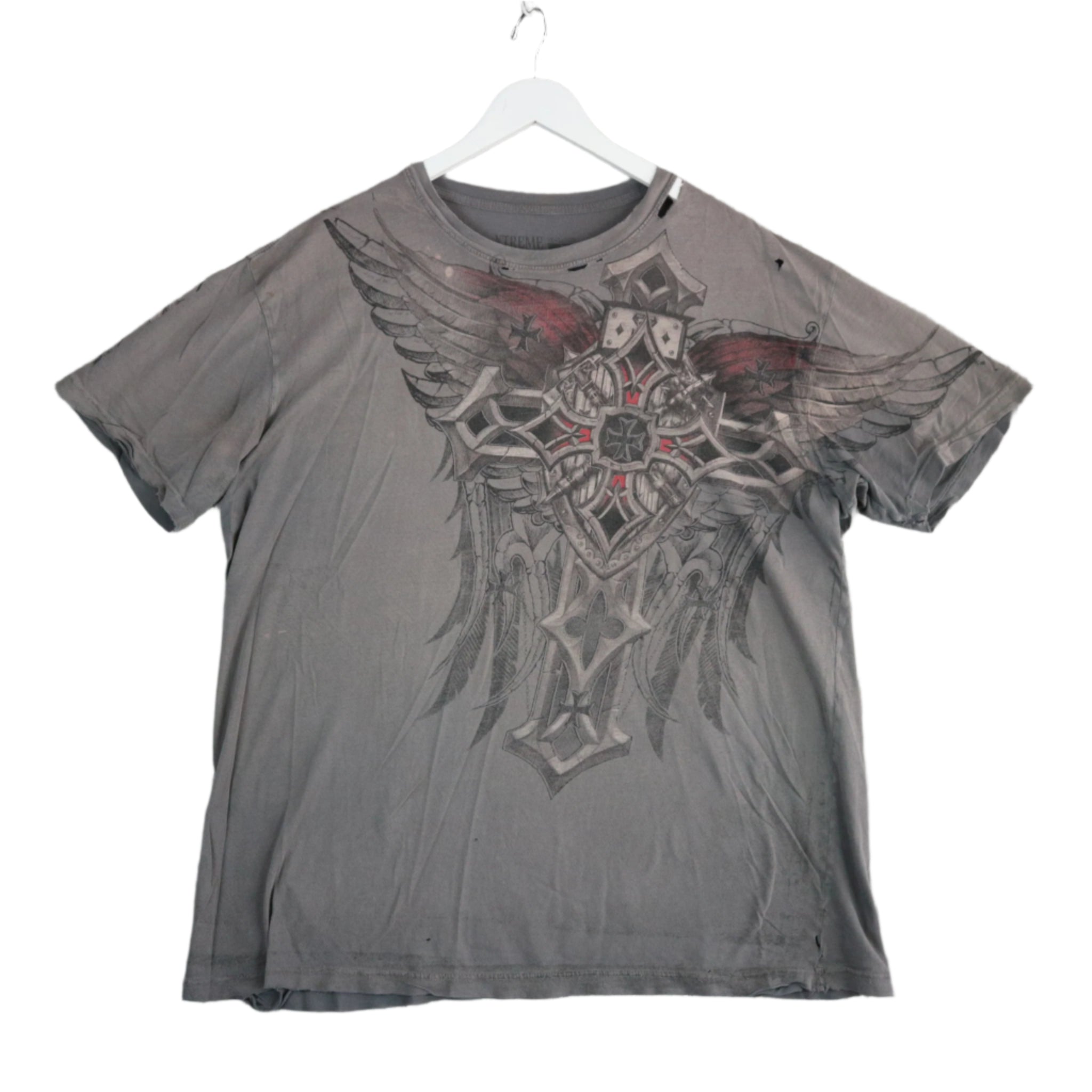 Grunge Y2K Distressed Affliction Xtreme Couture Ed Hardy Vancouver Streetwear Vancouver Vintage Cross Angel 