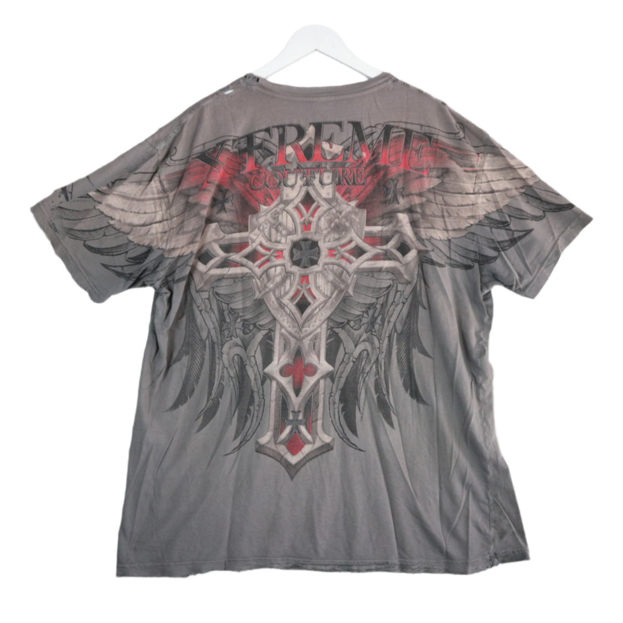 Grunge Y2K Distressed Affliction Xtreme Couture Ed Hardy Vancouver Streetwear Vancouver Vintage Cross Angel 