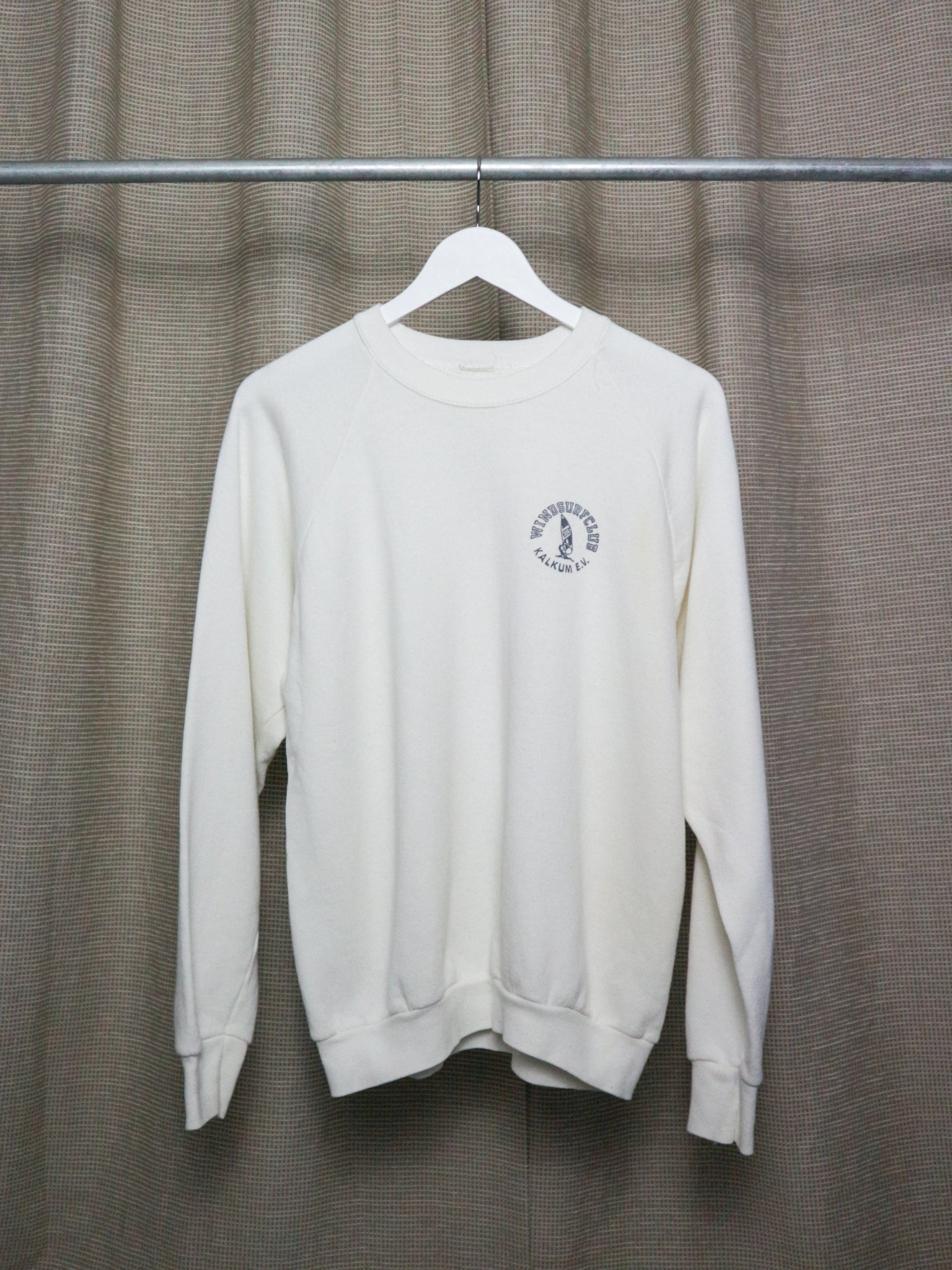 1980S WIND SURF CLUB RAGLAN SWEATER / LARGE