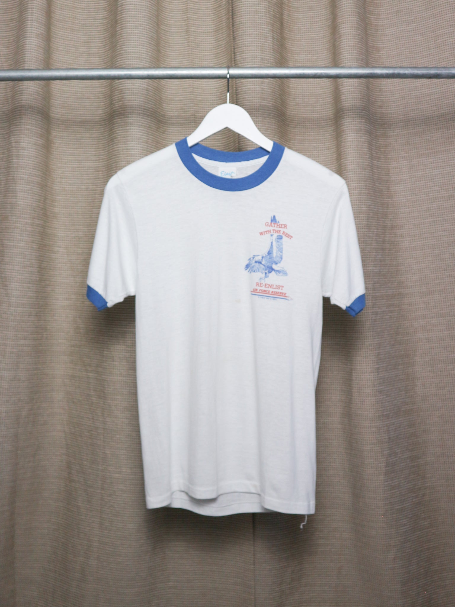 1980S RE-ENLIST AMERICA RINGER TEE / MEDIUM