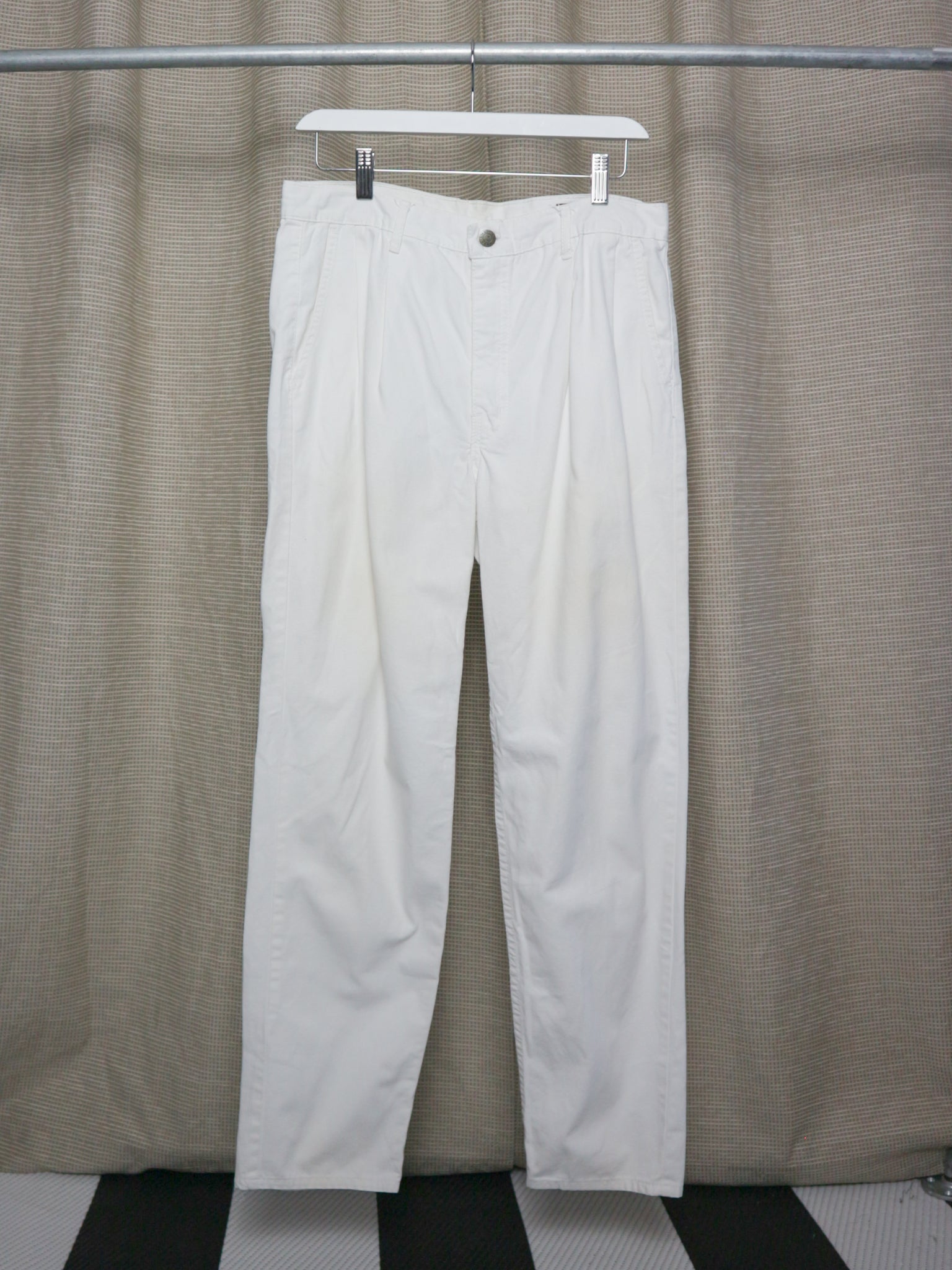 1980S HARA COTTON TWILL PANTS / 34X31