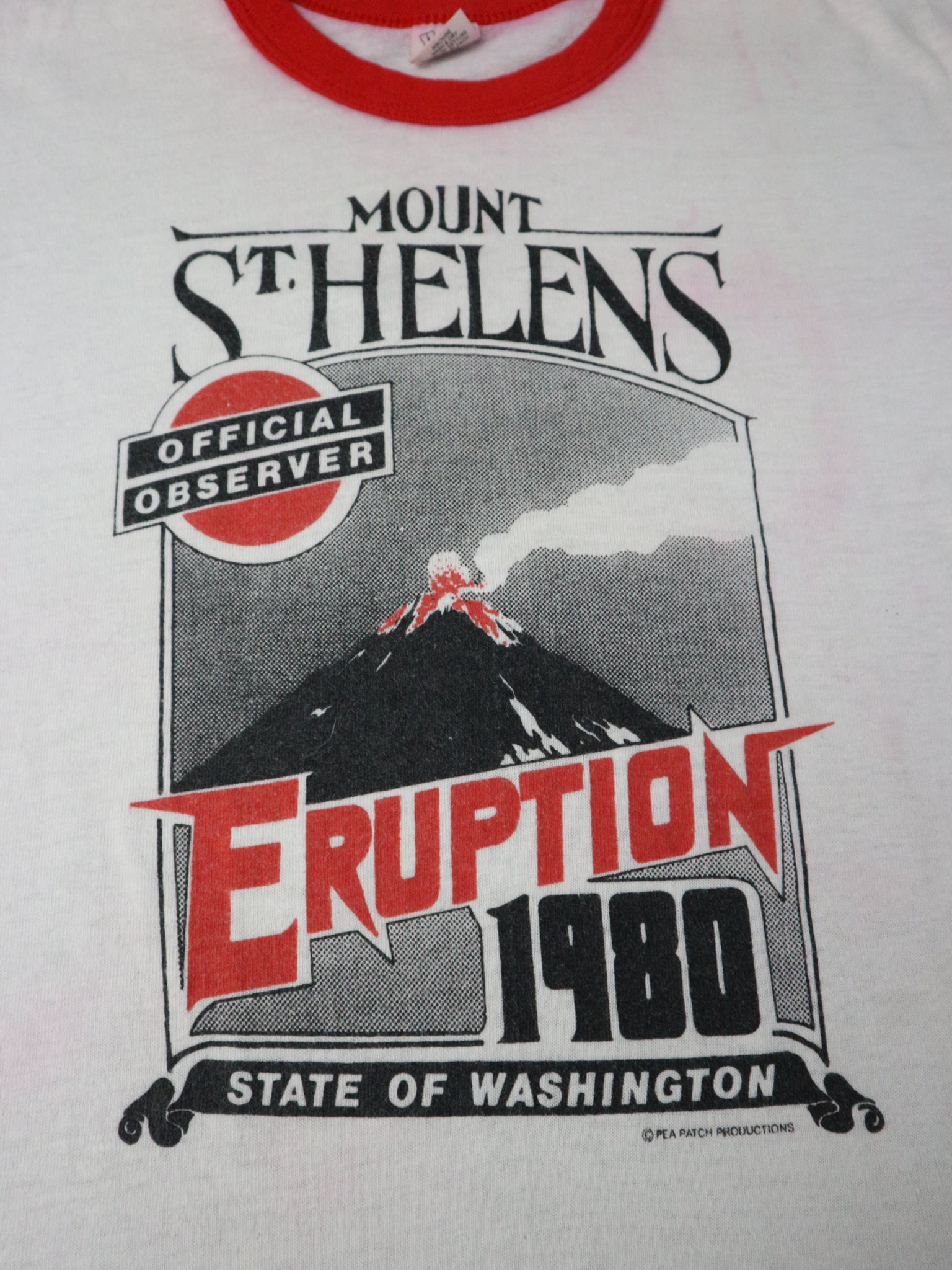 1980S MOUNT. ST HELEN RINGER TEE / SMALL