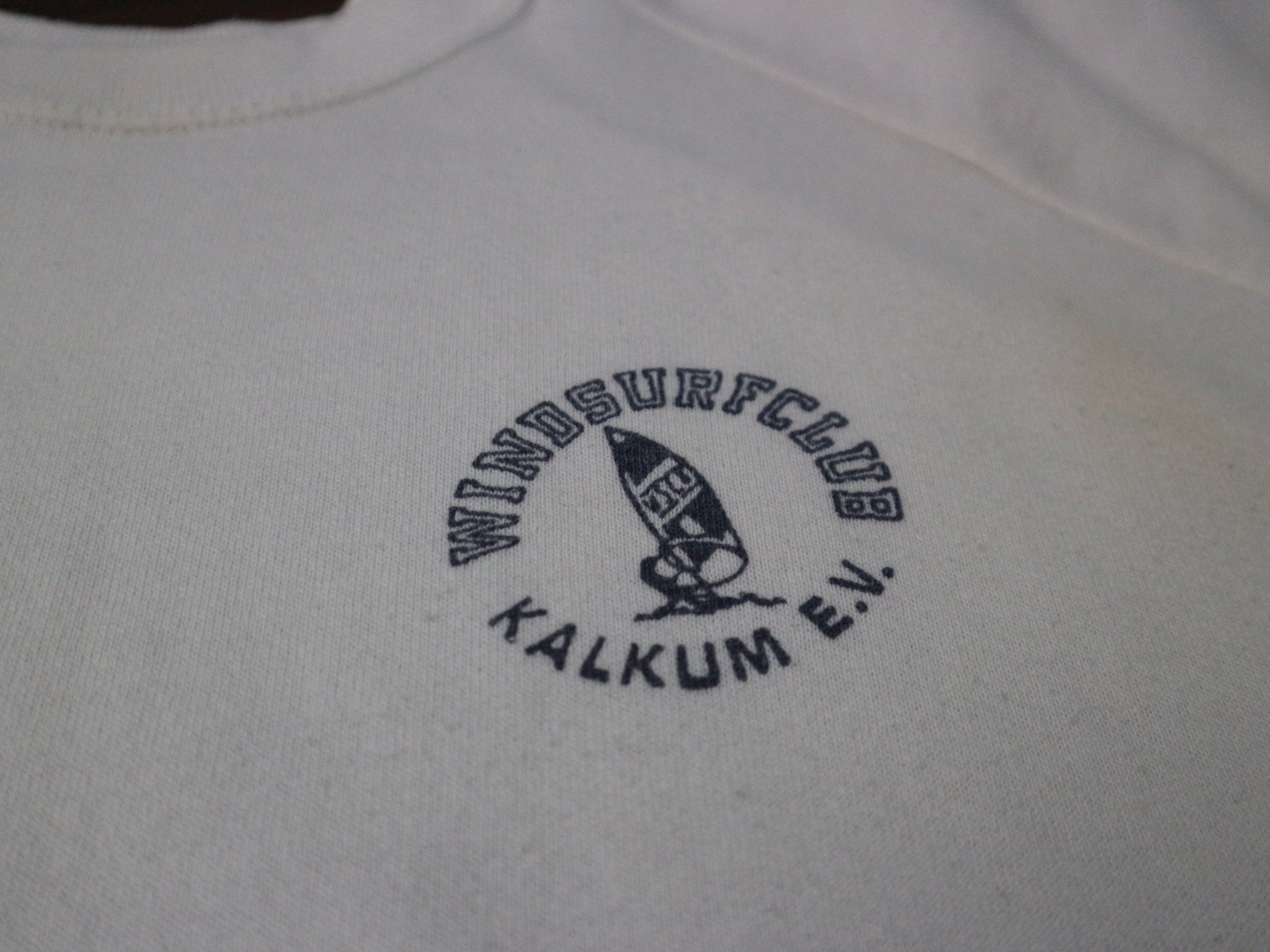 1980S WIND SURF CLUB RAGLAN SWEATER / LARGE