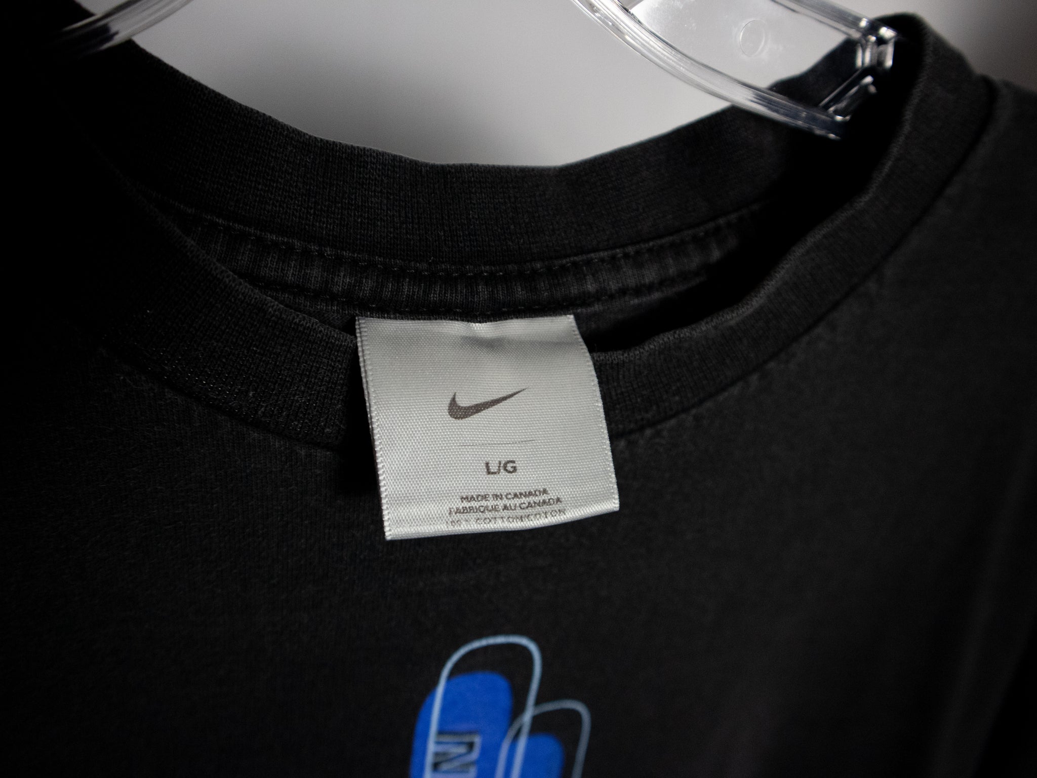 2000S NIKE FADED BLACK TEE / LARGE