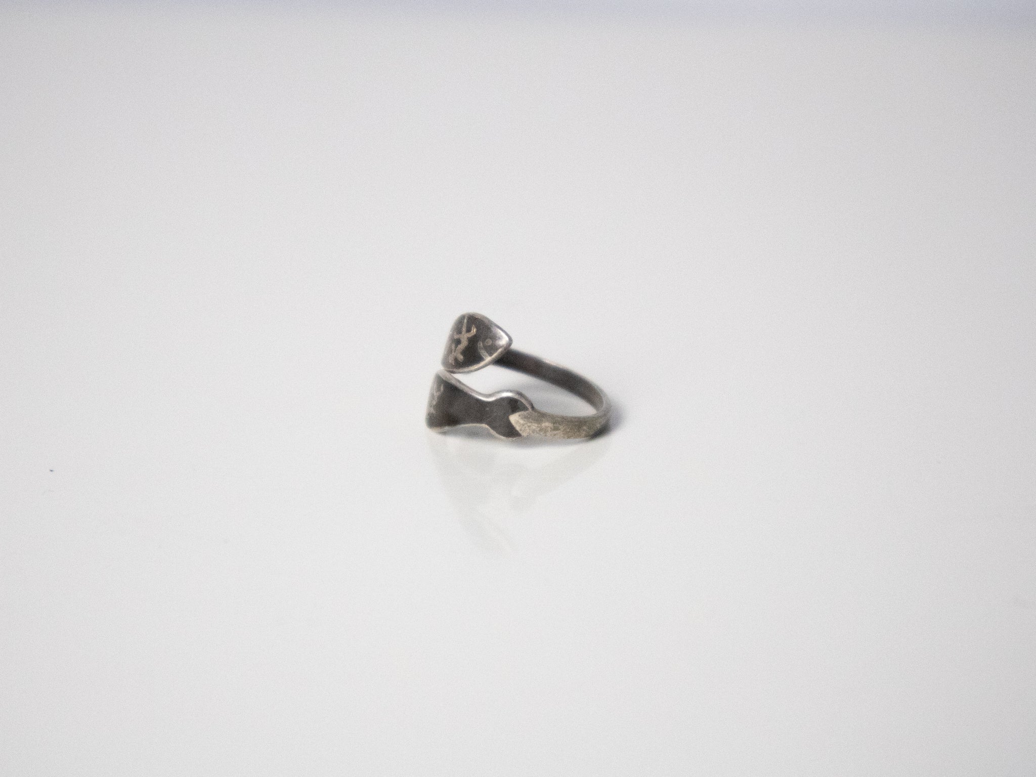 Thailand Double Fish .925 Silver Ring / 8