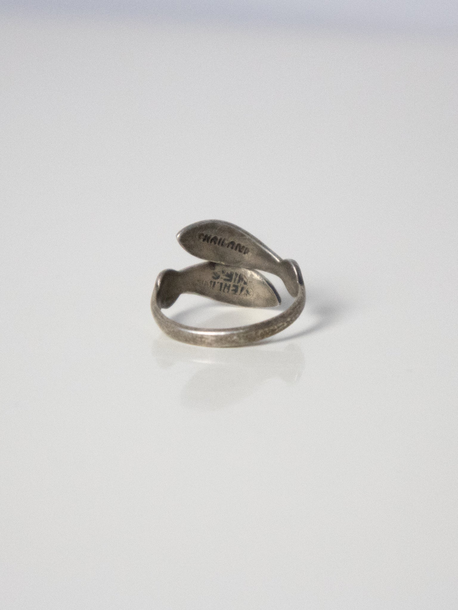 Thailand Double Fish .925 Silver Ring / 8