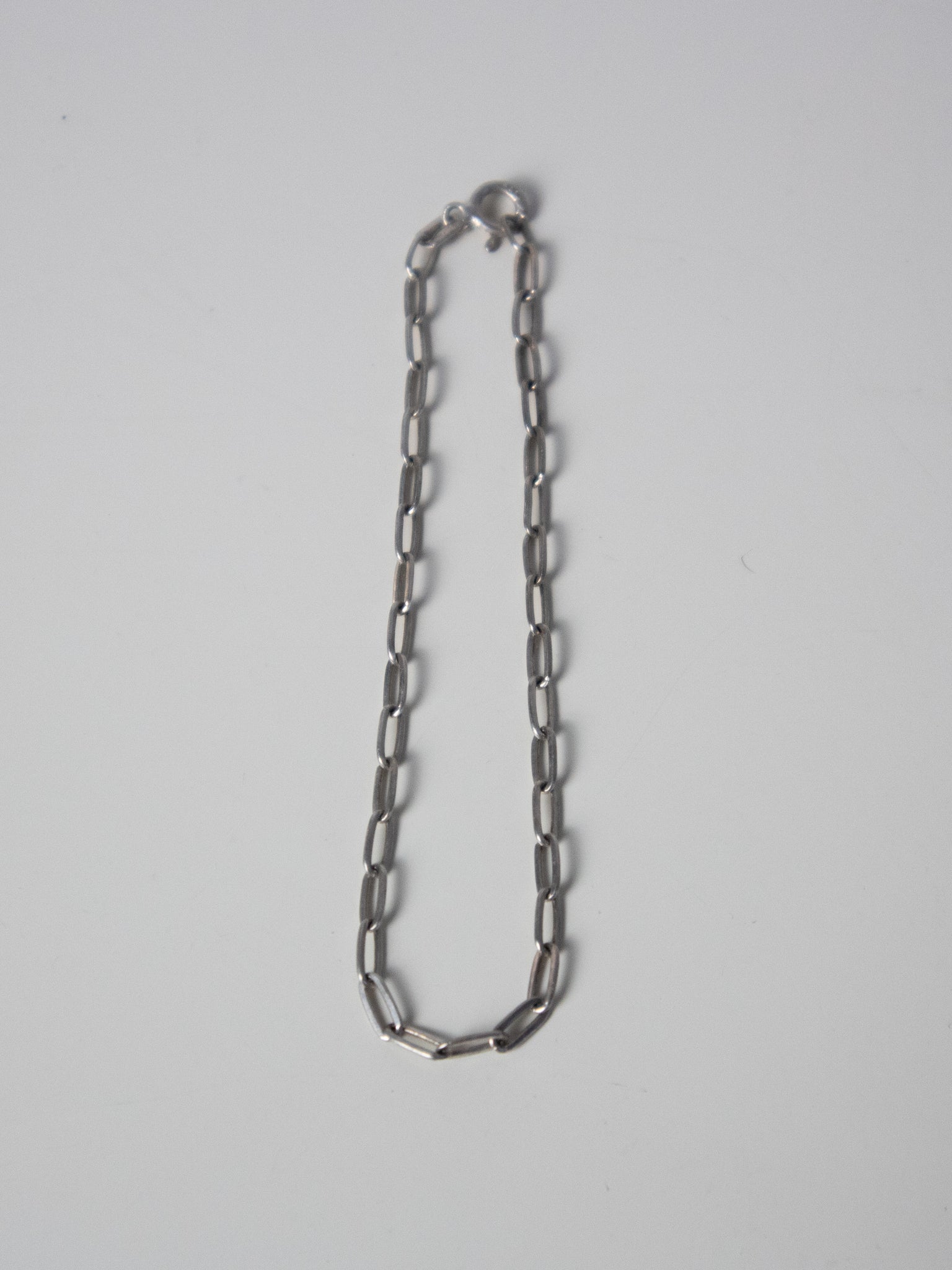 Paper clip .925 Silver Bracelet / OS