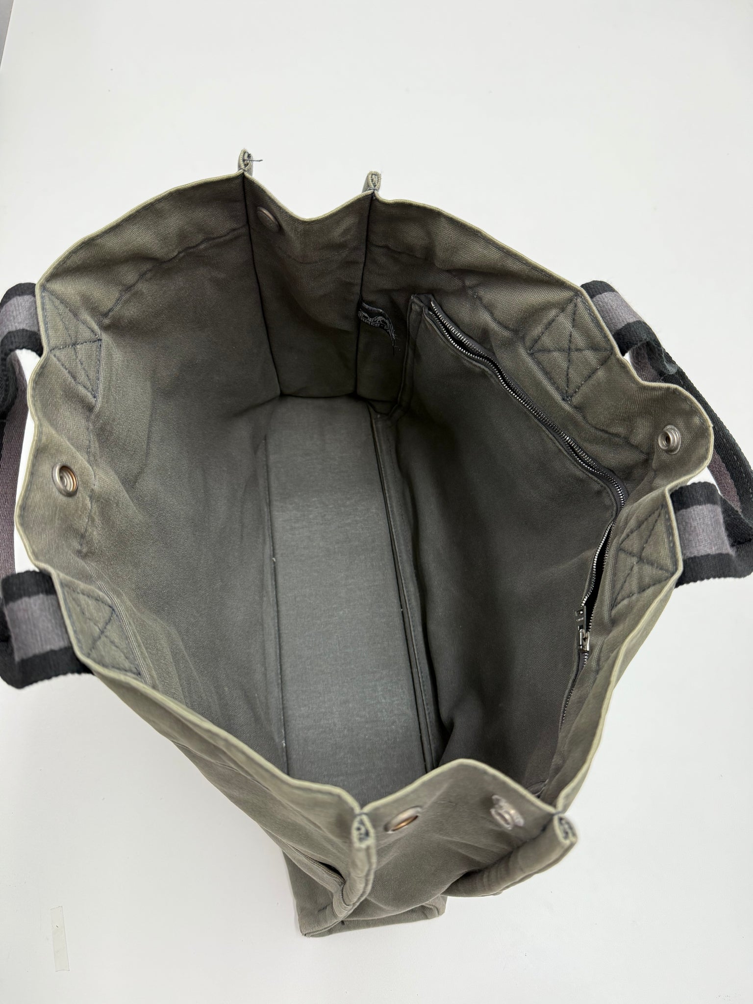 Hermes Grey Tote Bag / OS