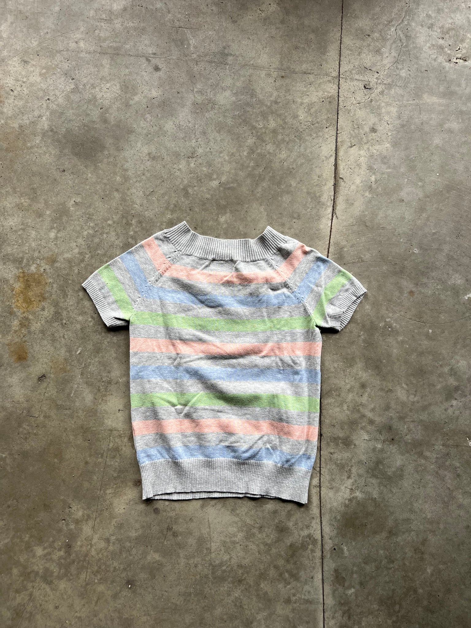 VIVIENNE WESTWOOD KNIT STRIPED TOP / SMALL