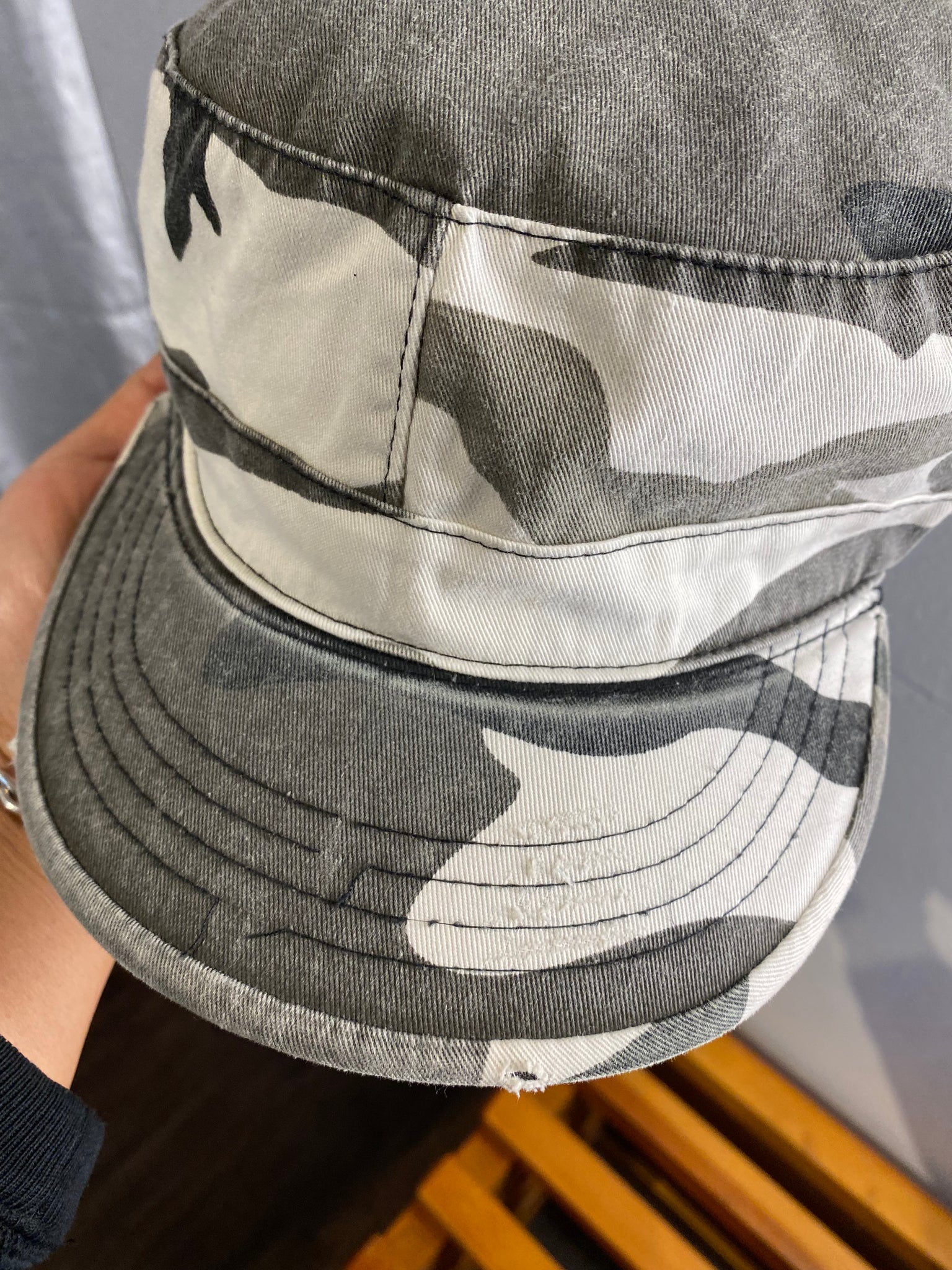 SNOW CAMO CADET HAT