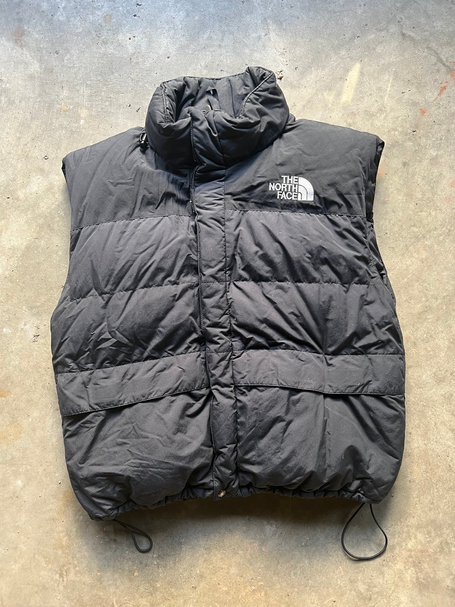 TNF BLACK VEST WITH HOOD / XLARGE