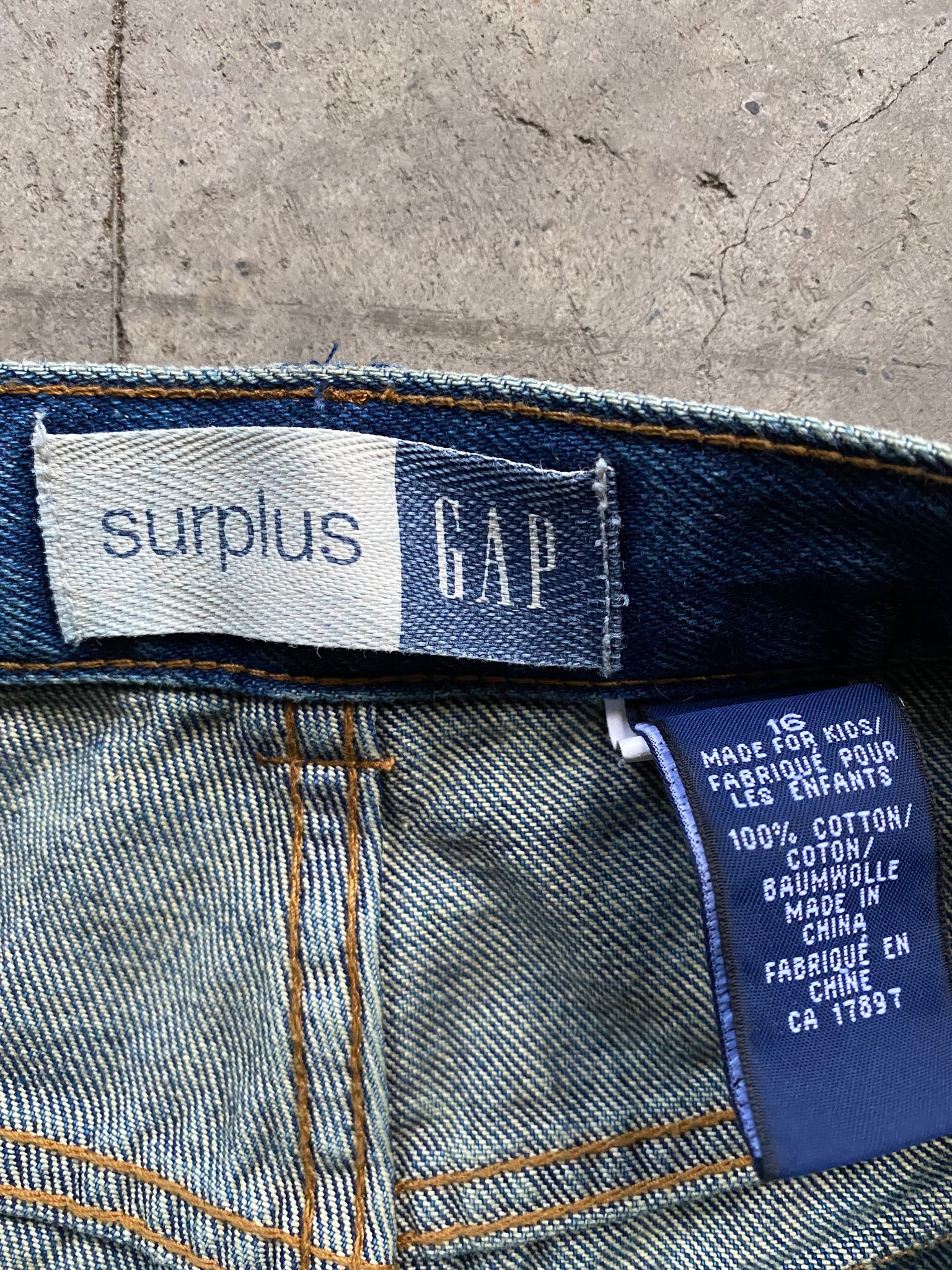 GAP BAGGY WORK DENIM / 28X29.5