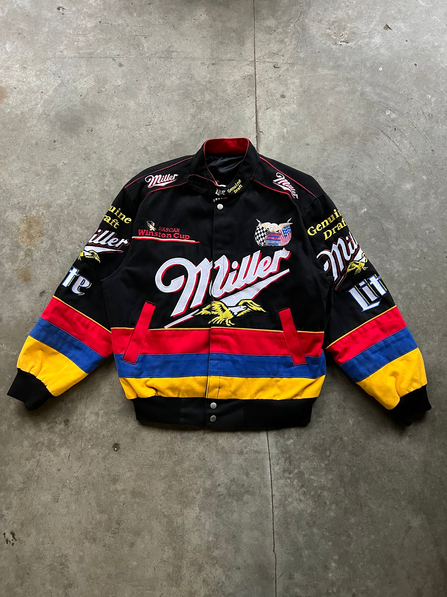 1990s JEFF HAMILTON MILLER RACING JACKET / SMALL