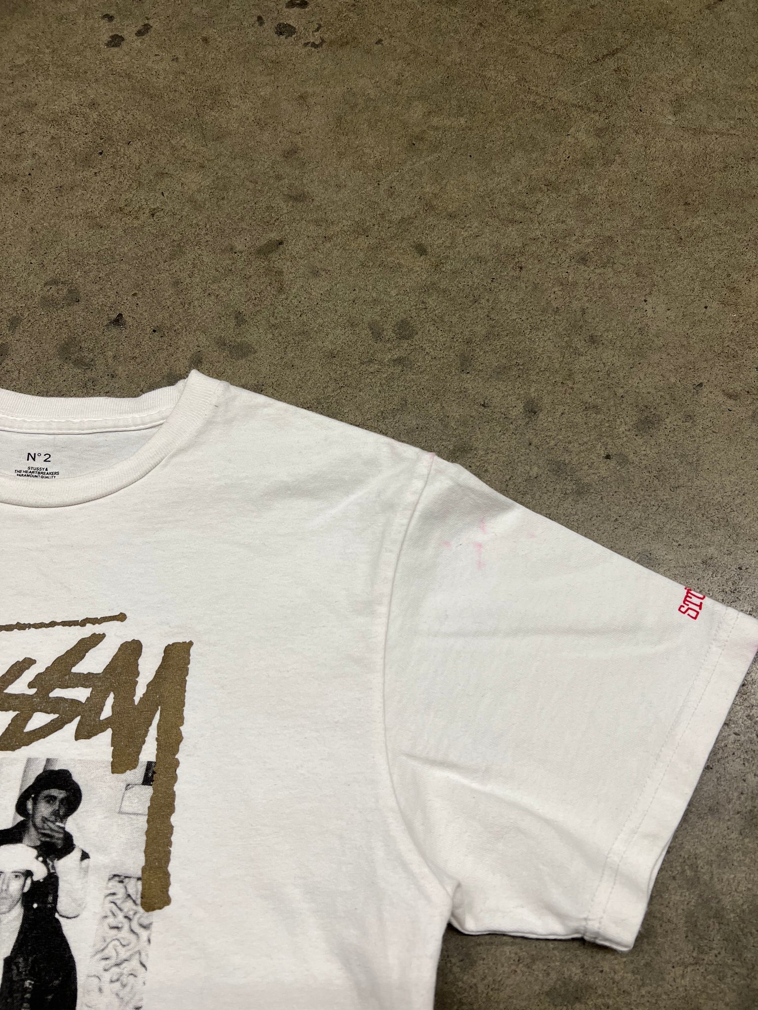 2012 STUSSY HEARTBREAKERS TEE / MEDIUM