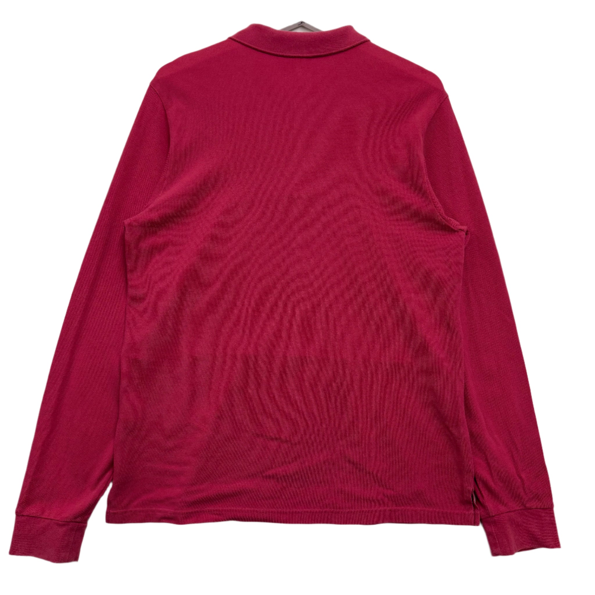 Supreme x Lacoste pink polo collab streetwear vancouver vintage back