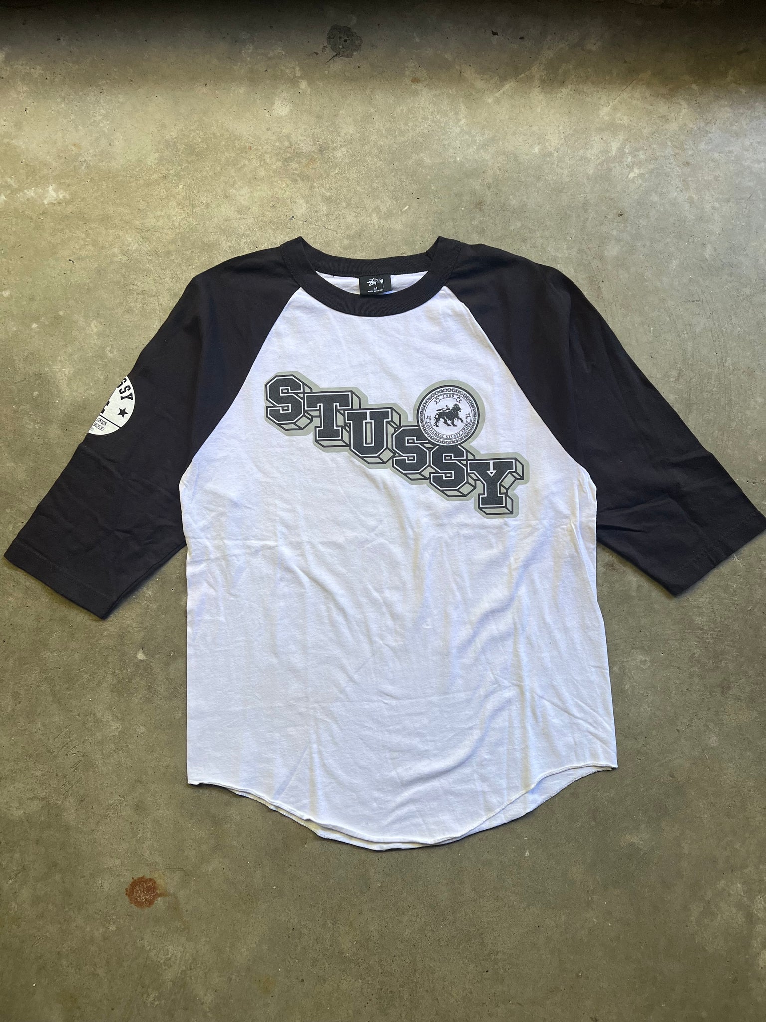 STUSSY BASEBALL TEE / MEDIUM