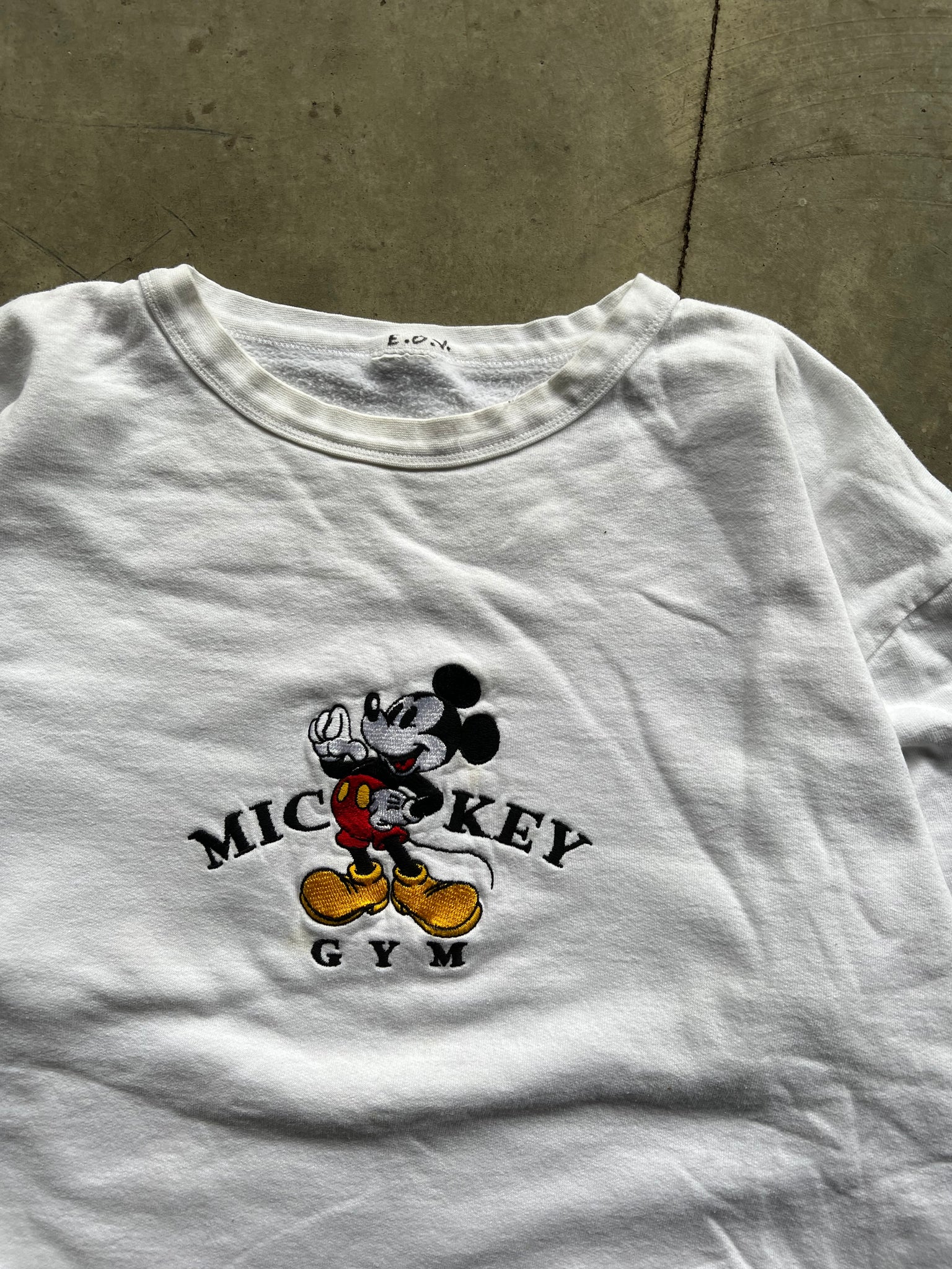 1990S MICKEY GYM CREWNECK / LARGE