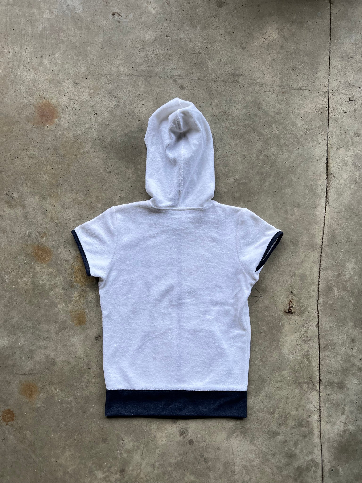 TOMMY HILFIGER TERRY CLOTH ZIPUP / SMALL