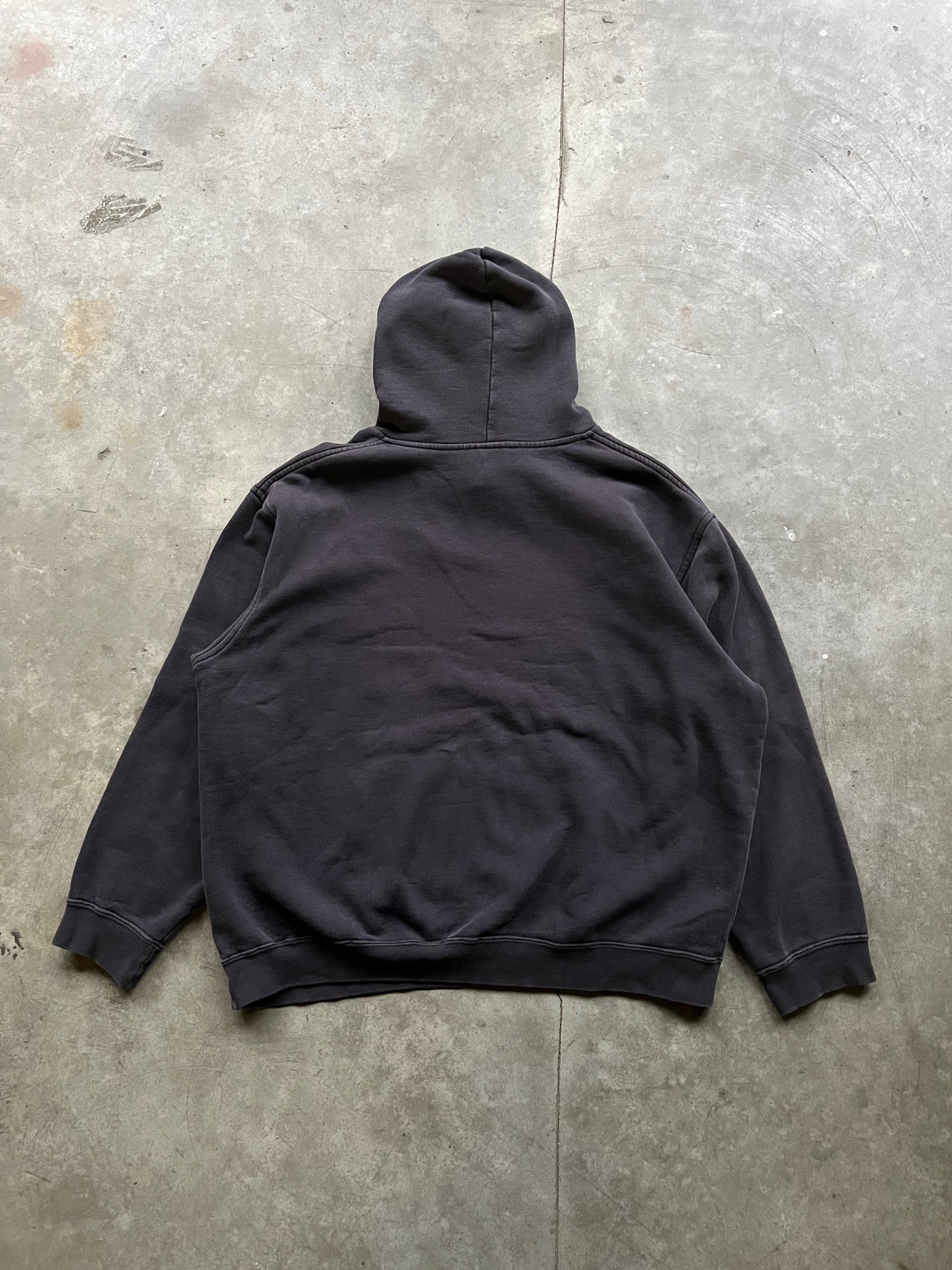 NIKE BLACK CHEST LOGO HOODIE / XLARGE