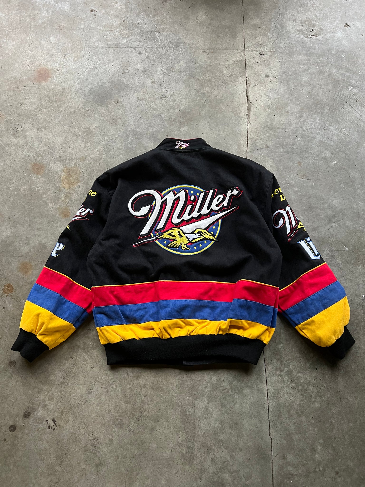 1990s JEFF HAMILTON MILLER RACING JACKET / SMALL