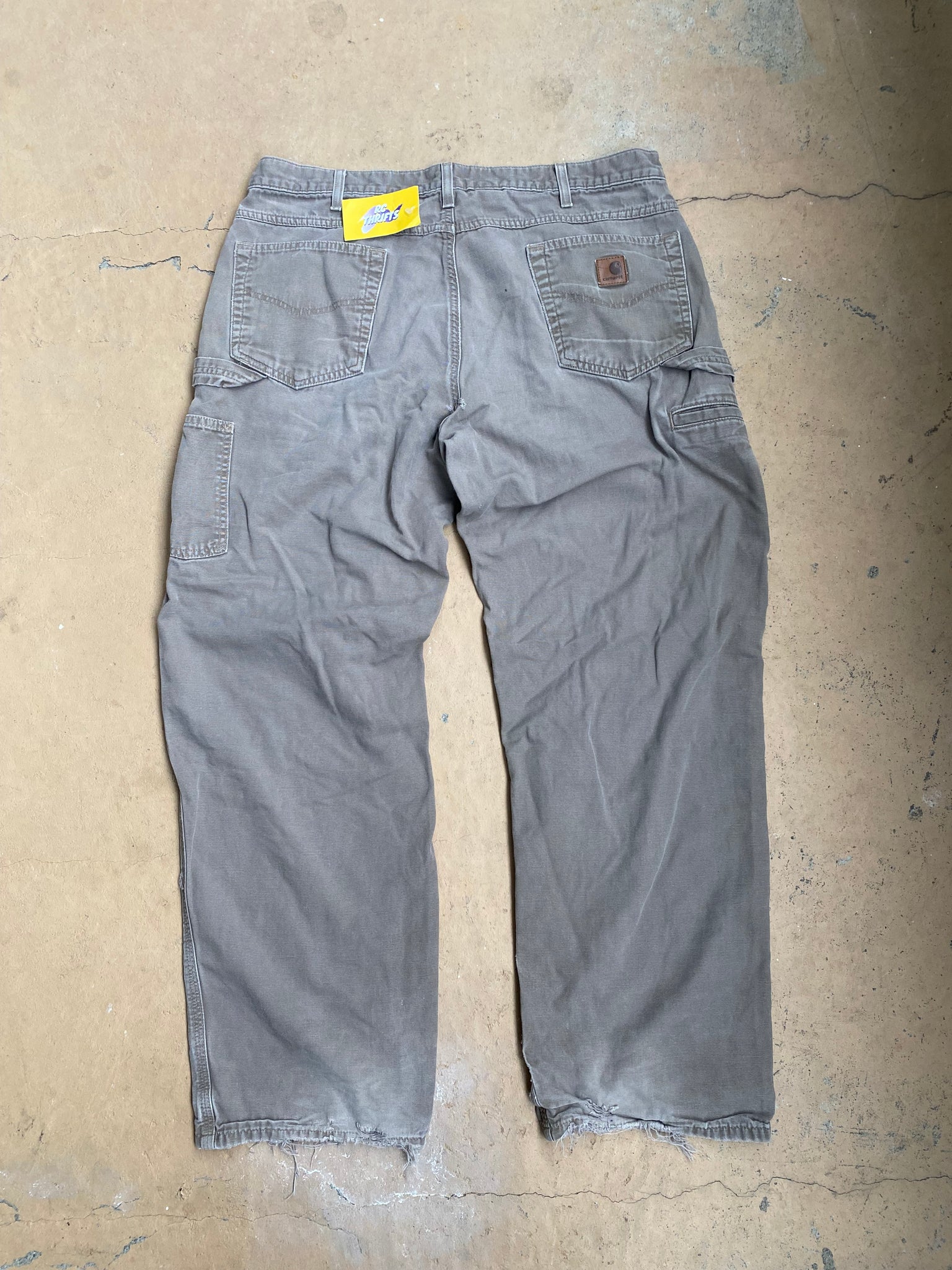 CARHARTT TAUPE DUNGAREES / 38X32