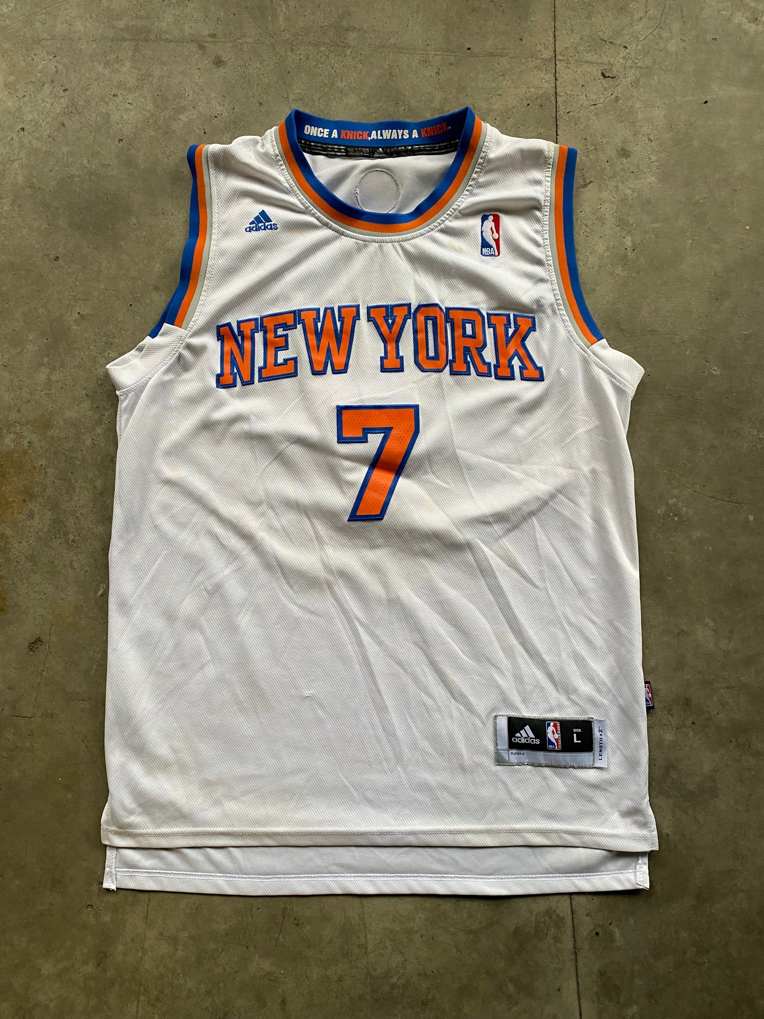 ADIDAS ANTHONY NEW YORK JERSEY / LARGE