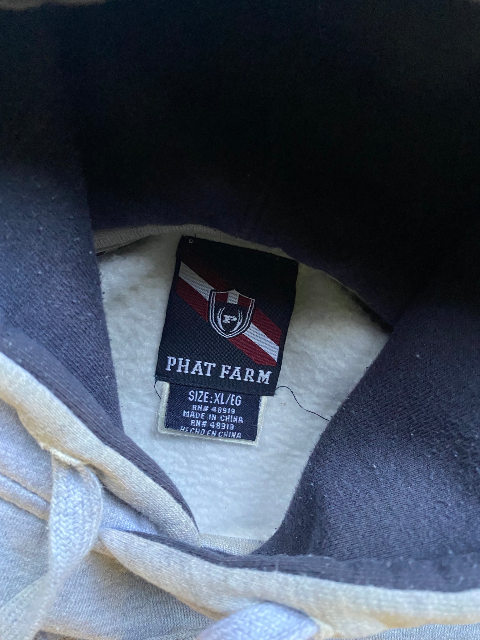 PHAT FARM GREY HOODIE / XLARGE