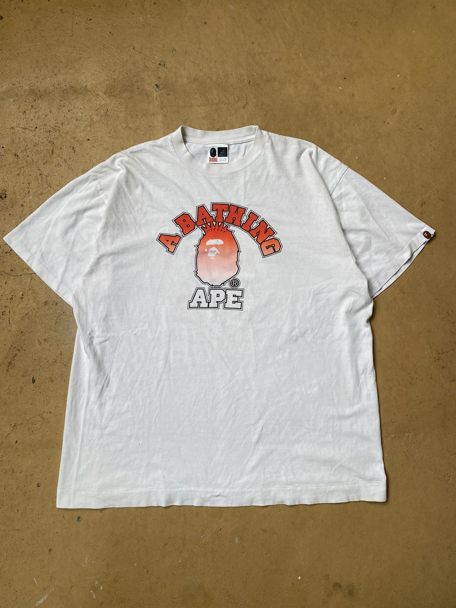 A BATHING APE OMBRE TSHIRT / XLARGE