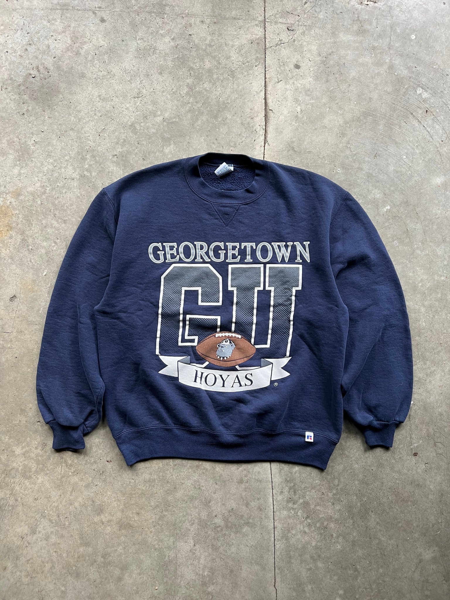 1990S GEORGETOWN HOYAS CREWNECK / LARGE