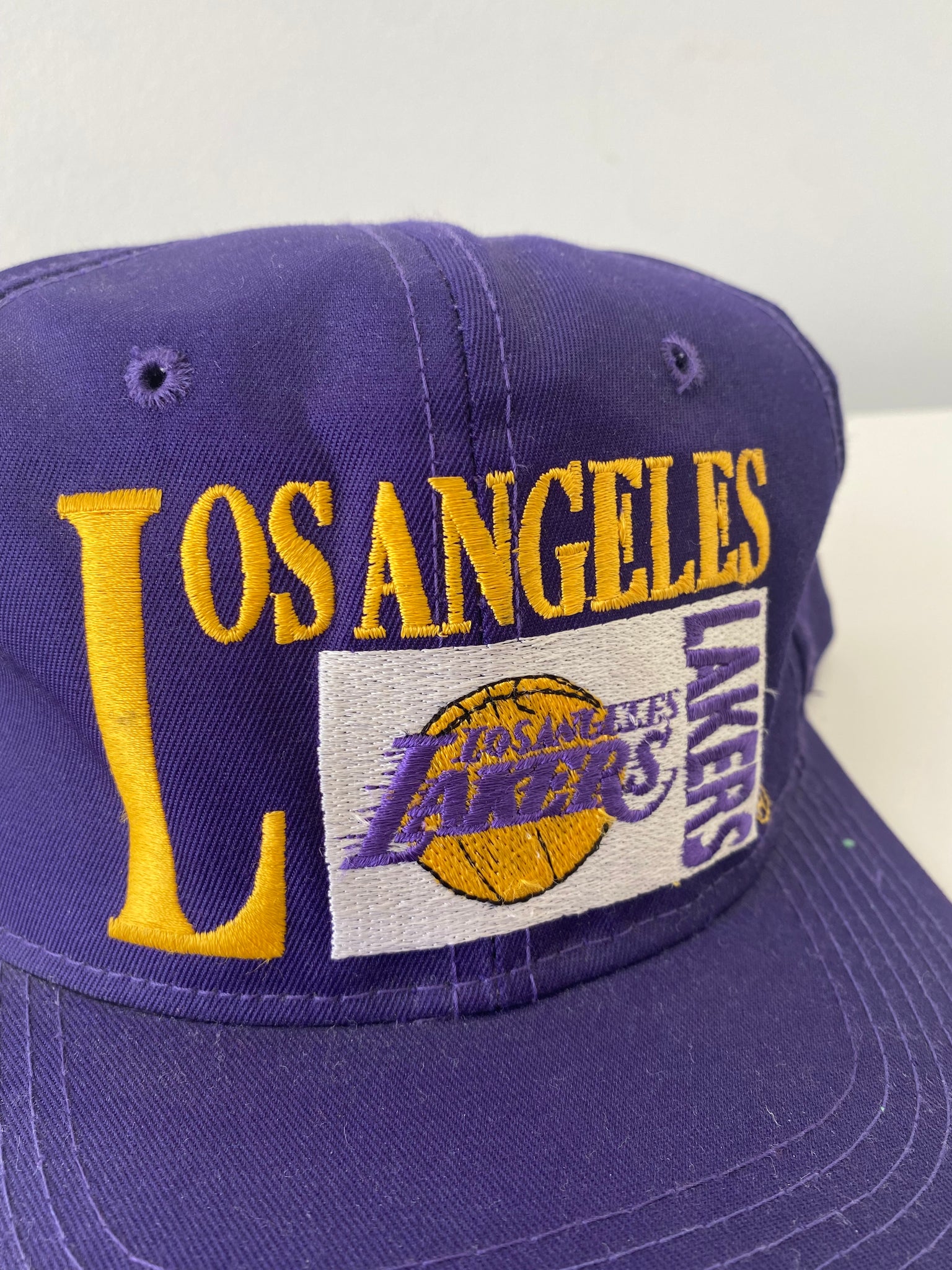 Vintage Lakers Snapback by Chalkline