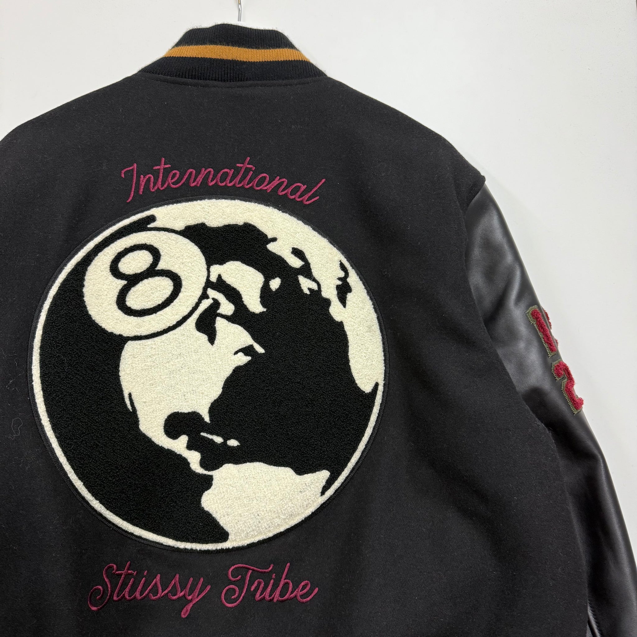 Fire Tender Stussy Tribe Varsity Jacket Stussy Work Shop X Denim