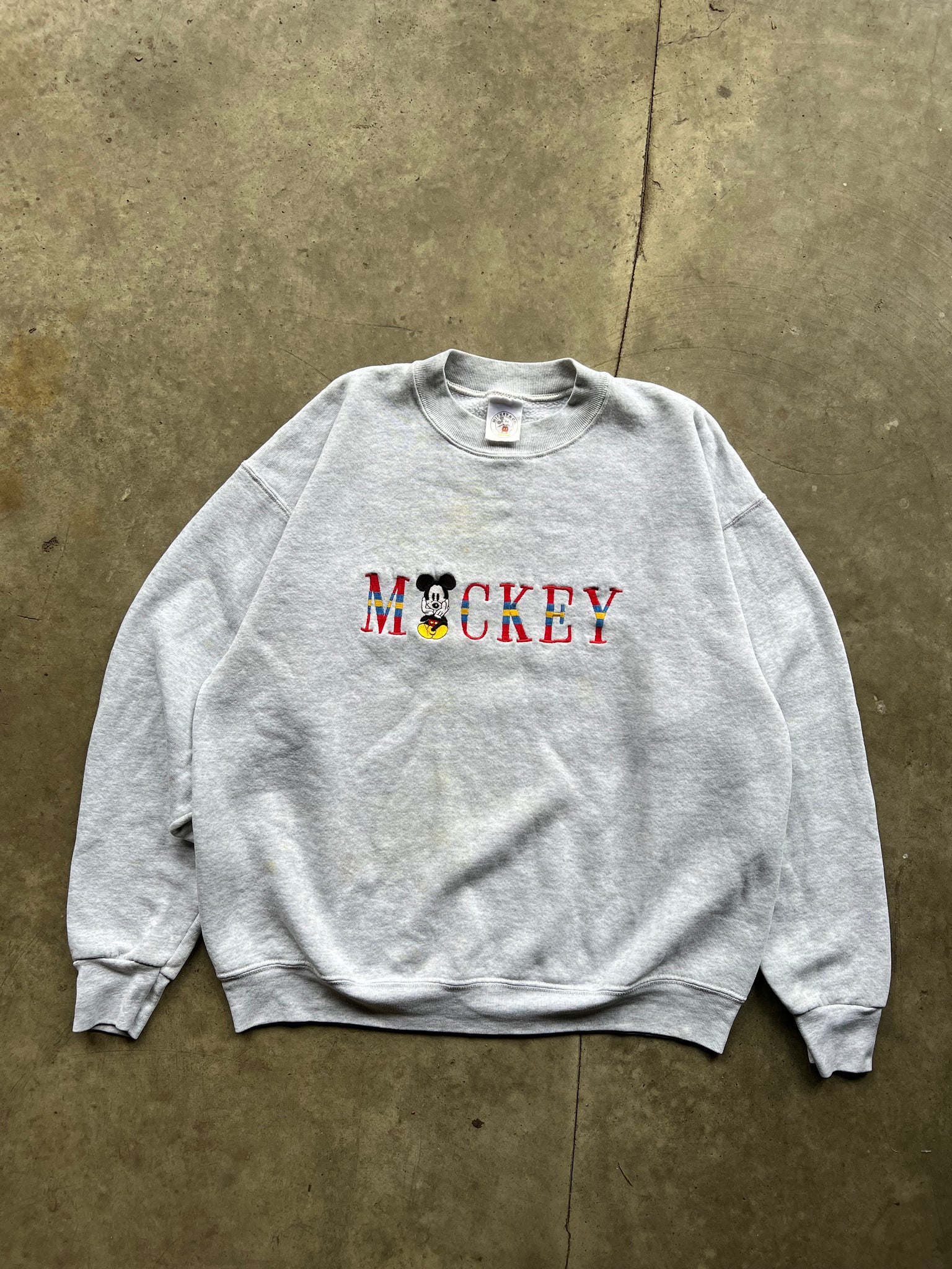 2000 MICKEY GREY CREW / XLARGE