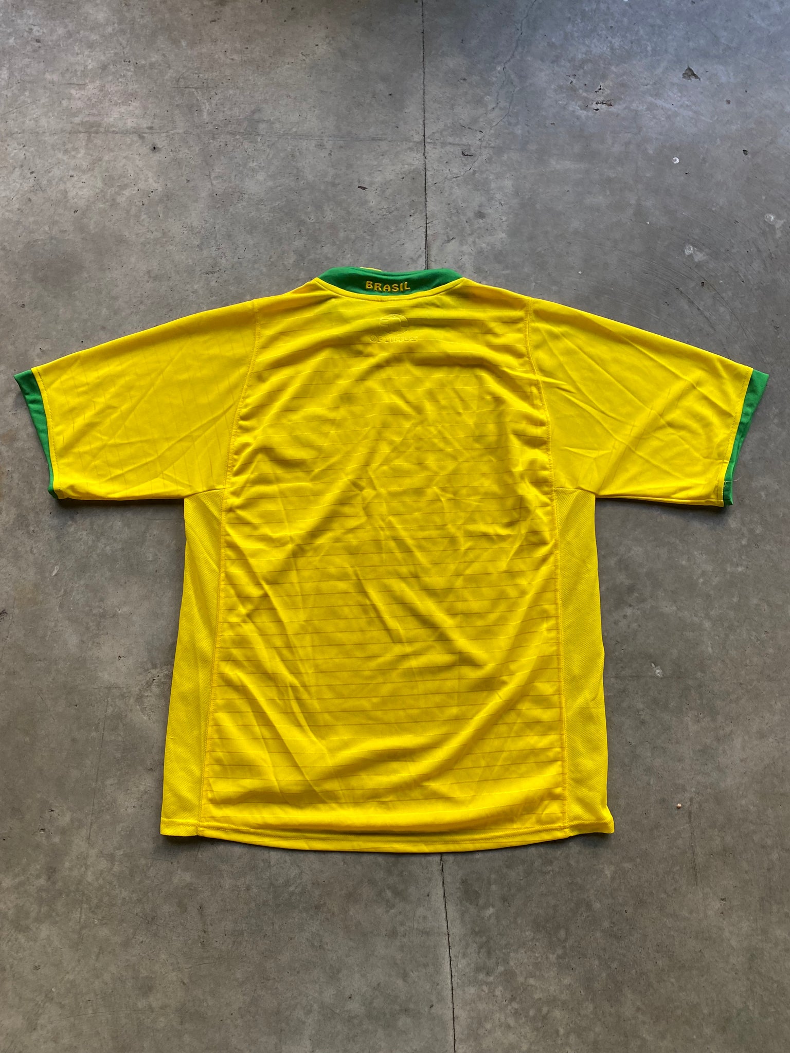 BRASIL SOCCER JERSEY BY OPTIMUS / MEDIUM