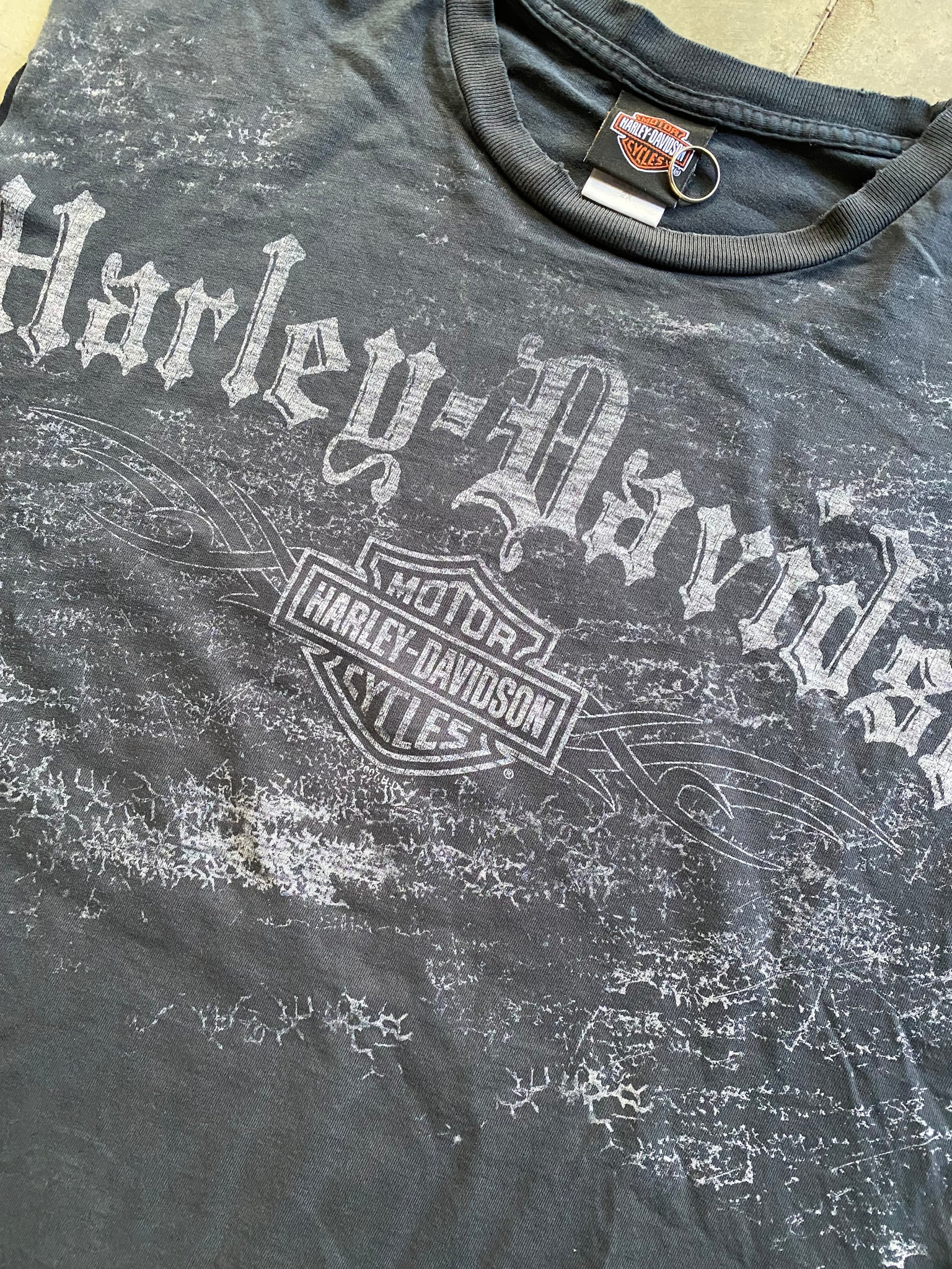 HARLEY YORKTON GRUNGE CUTOFF / XXLARGE