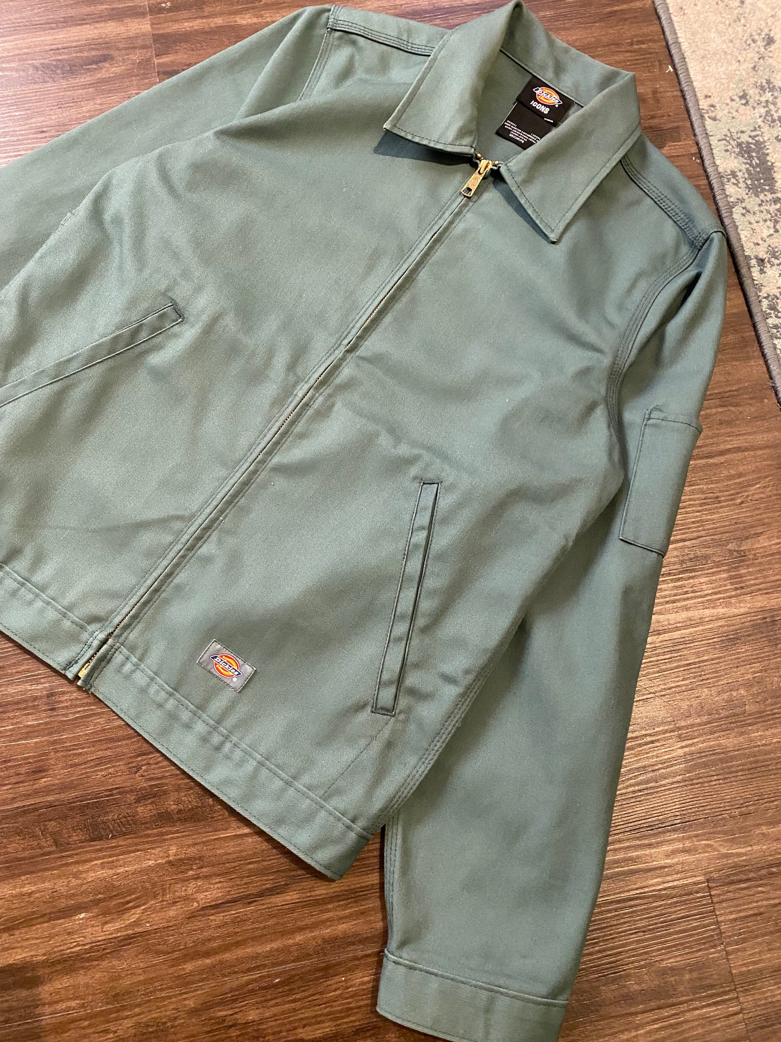 Dickies teal work jacket / small