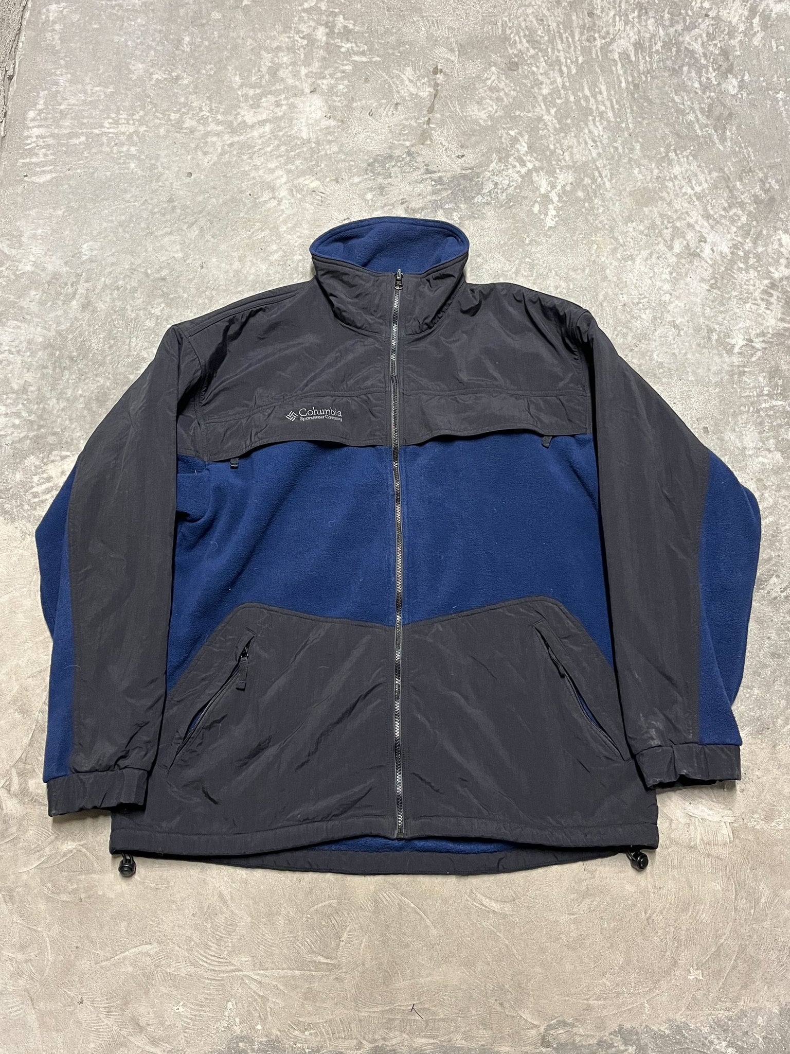 Columbia Two Tone Fleece Jacket / LARGE