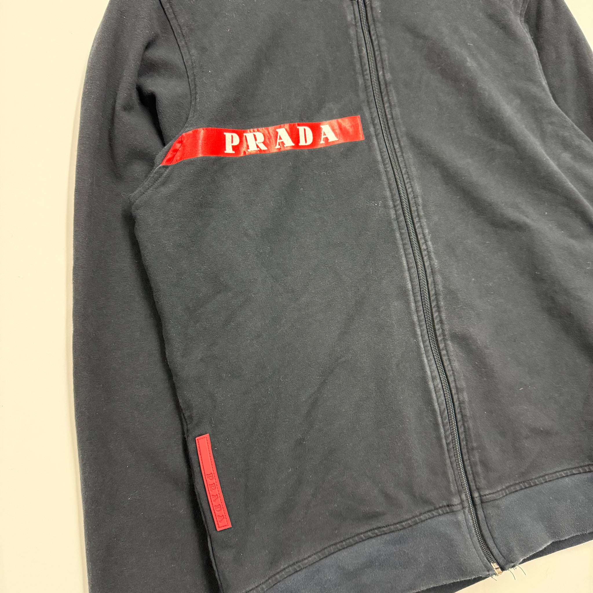 Prada zip up track jacket / Large